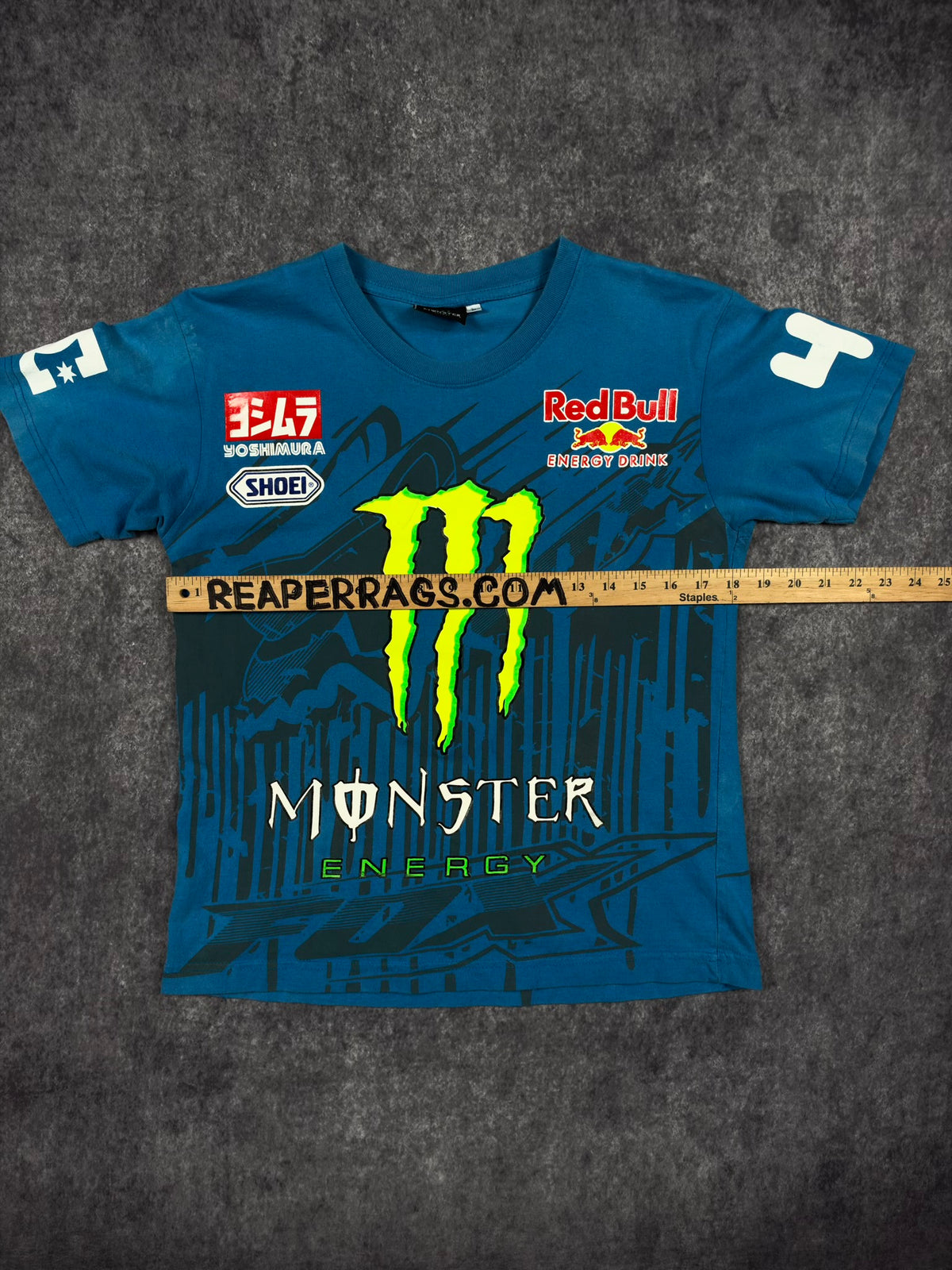 (GRAIL) 2000s MONSTER ENERGY x KEN BLOCK SHIRT (S)