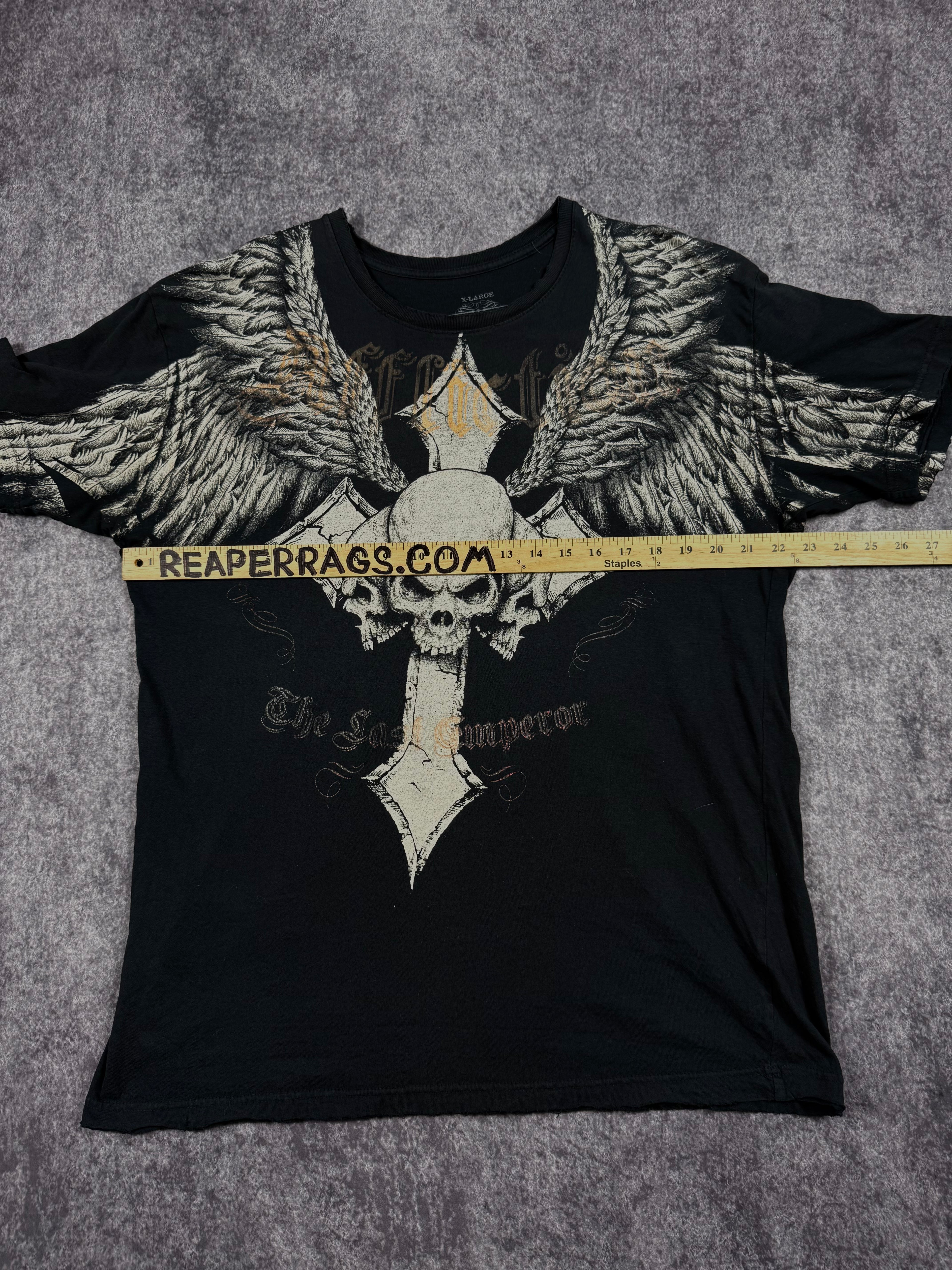 (rare) 2000s affliction x fedor shirt (XL)