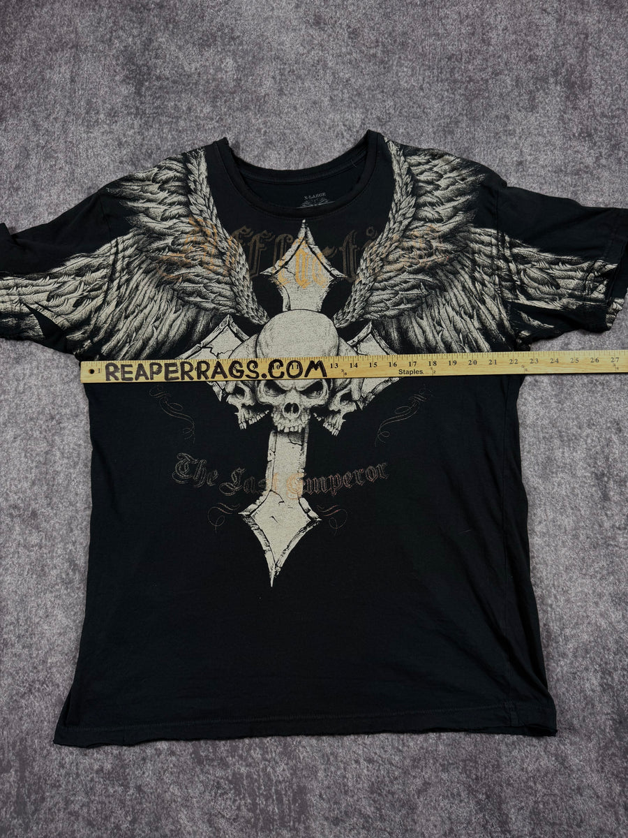 (rare) 2000s affliction x fedor shirt (XL)