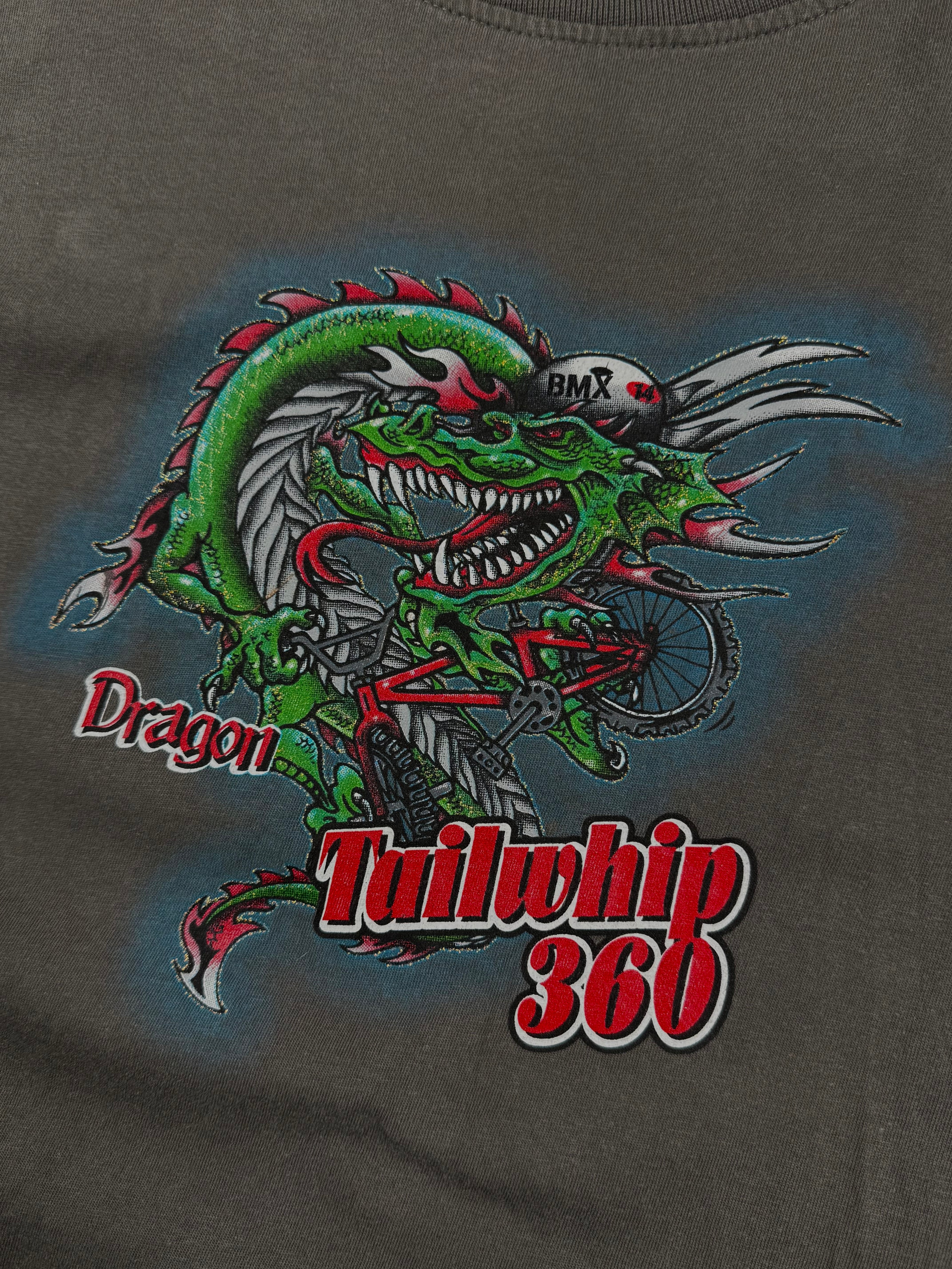 2000s dragon tailwhip long sleeve shirt (S)