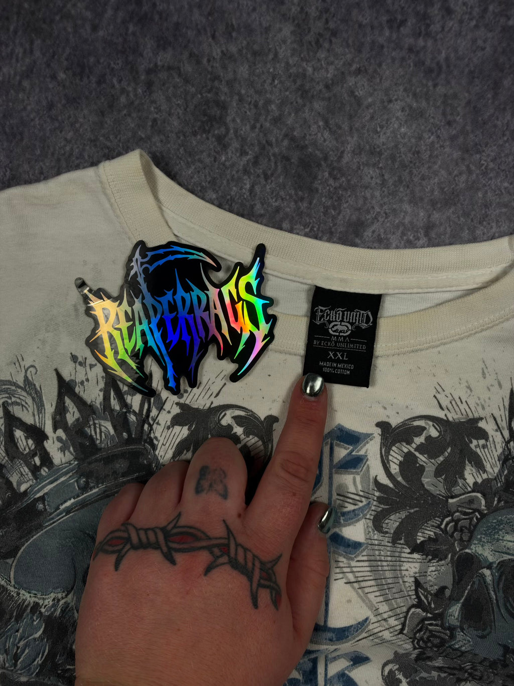 (RARE) 2000s MMA ELITE x ECKO UNLTD SHIRT (XXL)
