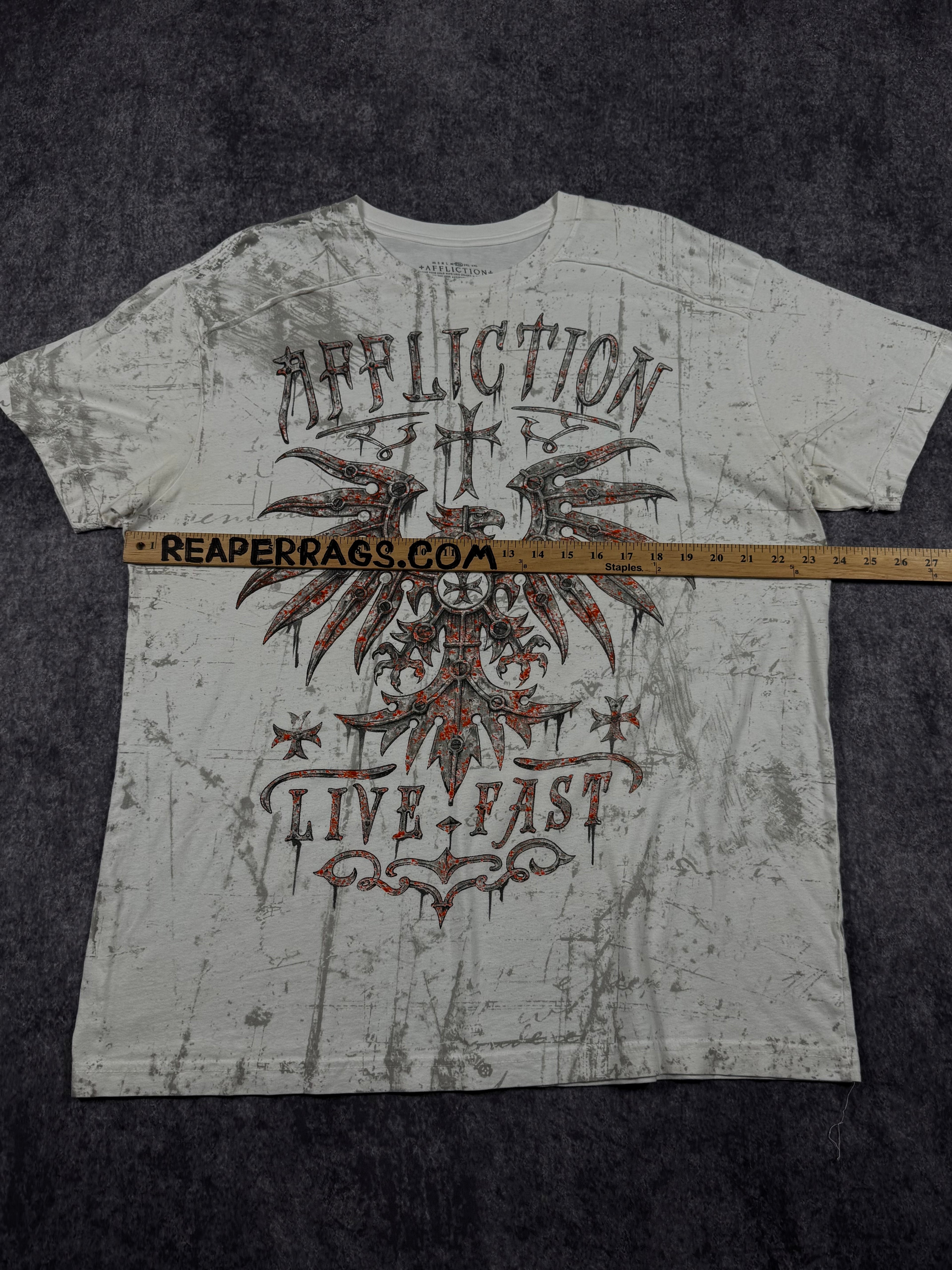 (rare) 2000s affliction shirt (XL)