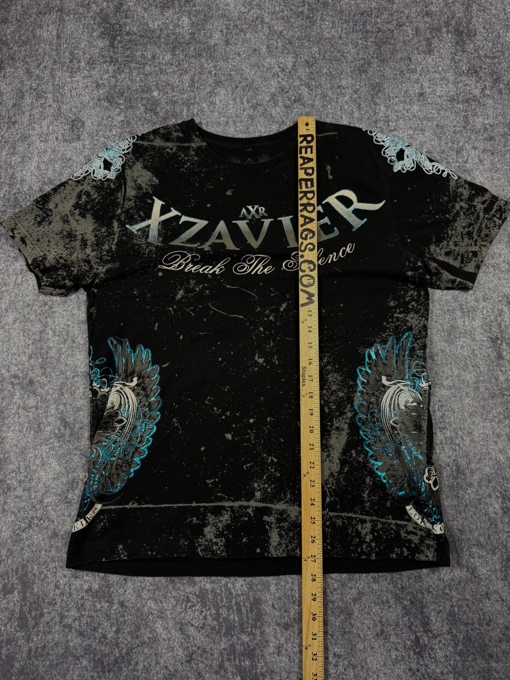 (rare) 2000s xzavier chrome shirt (L)