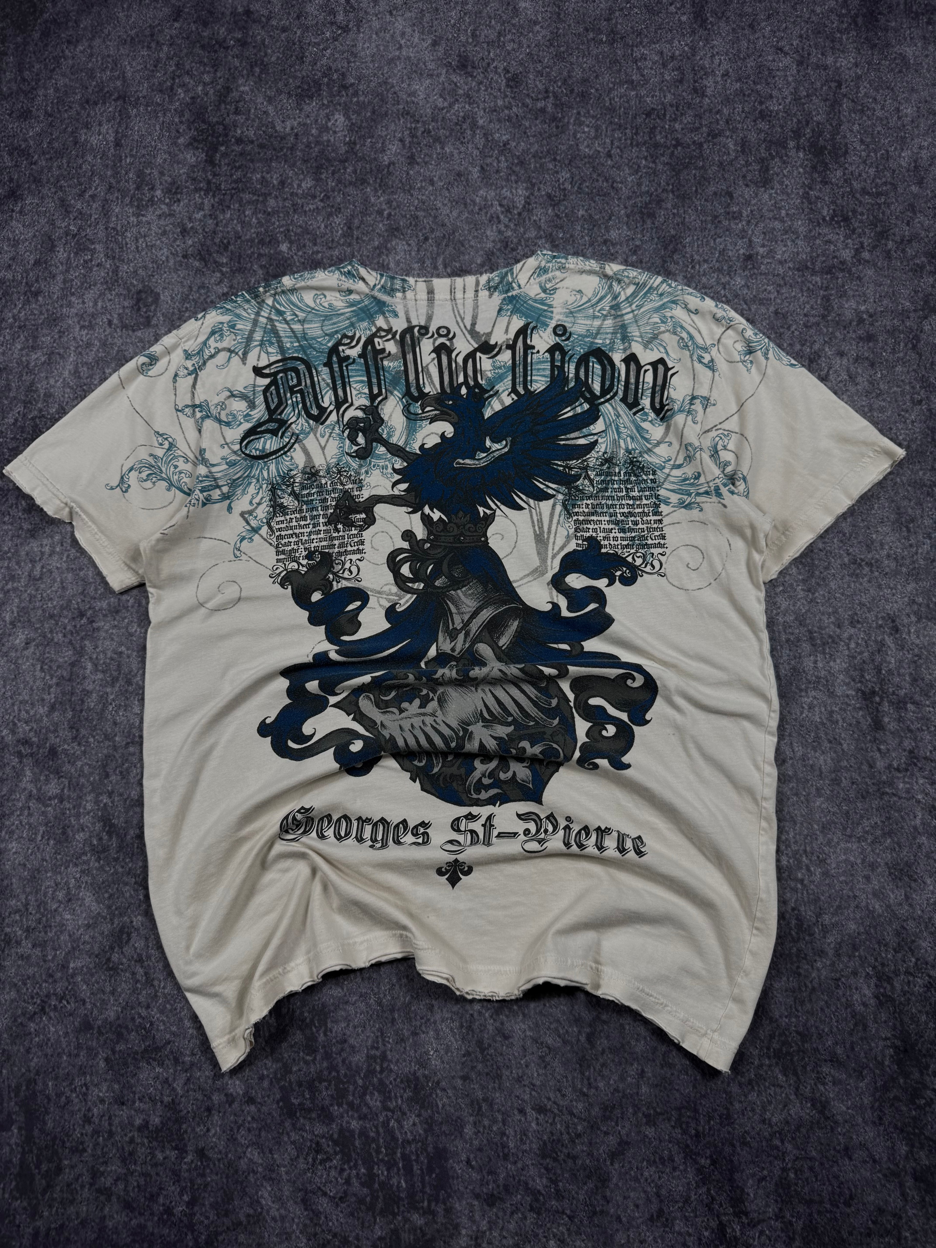 (rare) 2000s affliction x rush shirt (L)