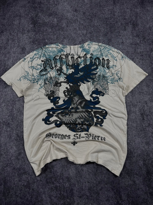 (rare) 2000s affliction x rush shirt (L)
