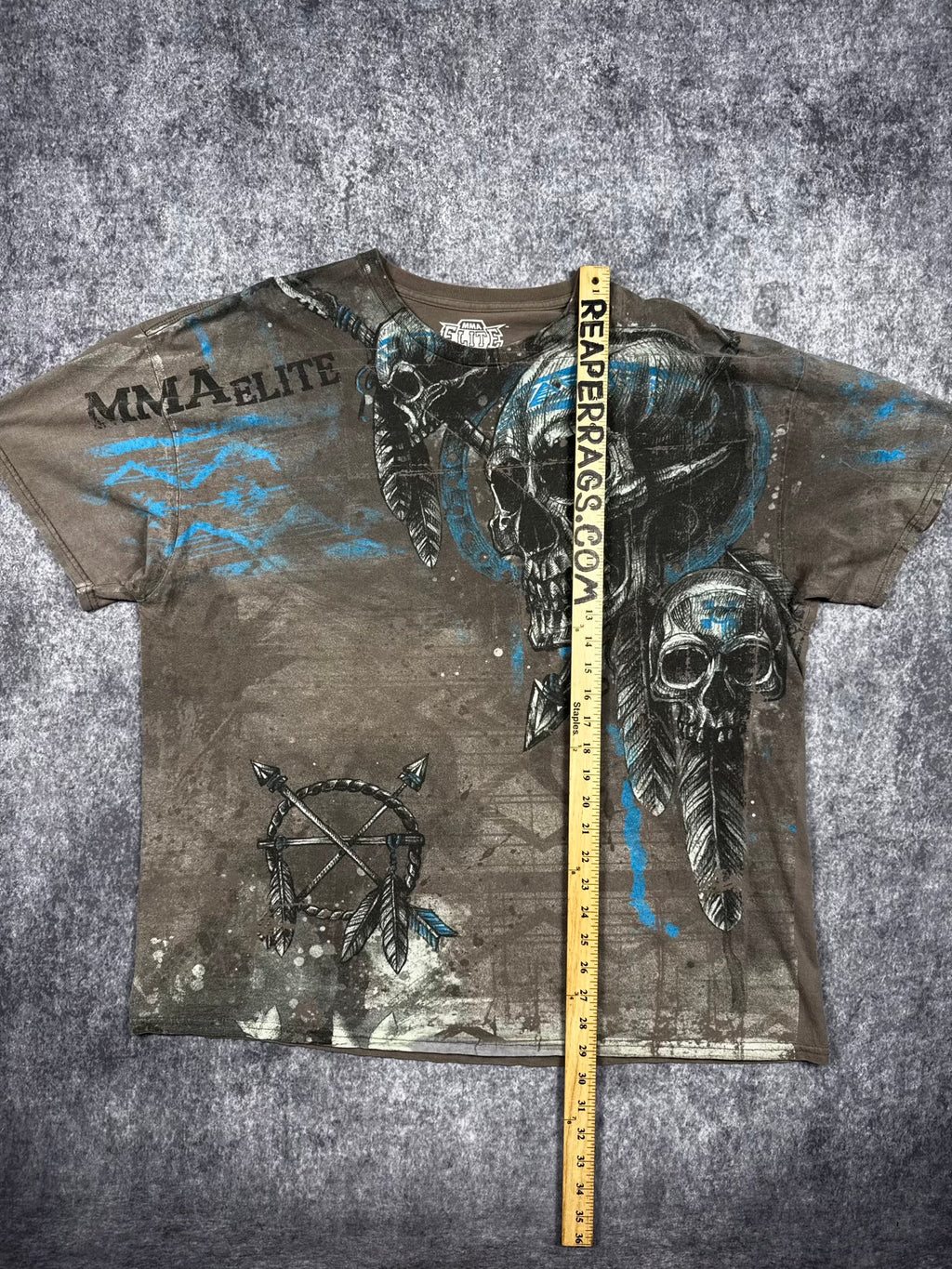 (RARE) 2000S MMA ELITE SHIRT (XXL)
