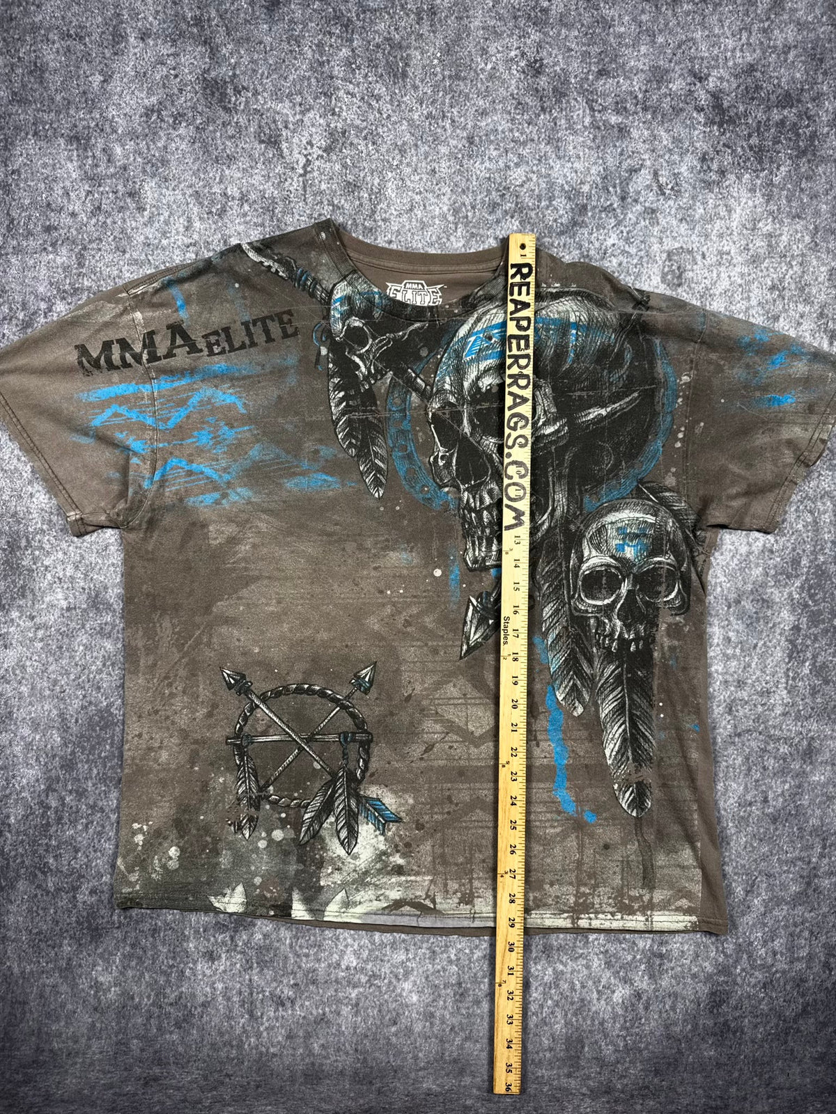 (RARE) 2000S MMA ELITE SHIRT (XXL)
