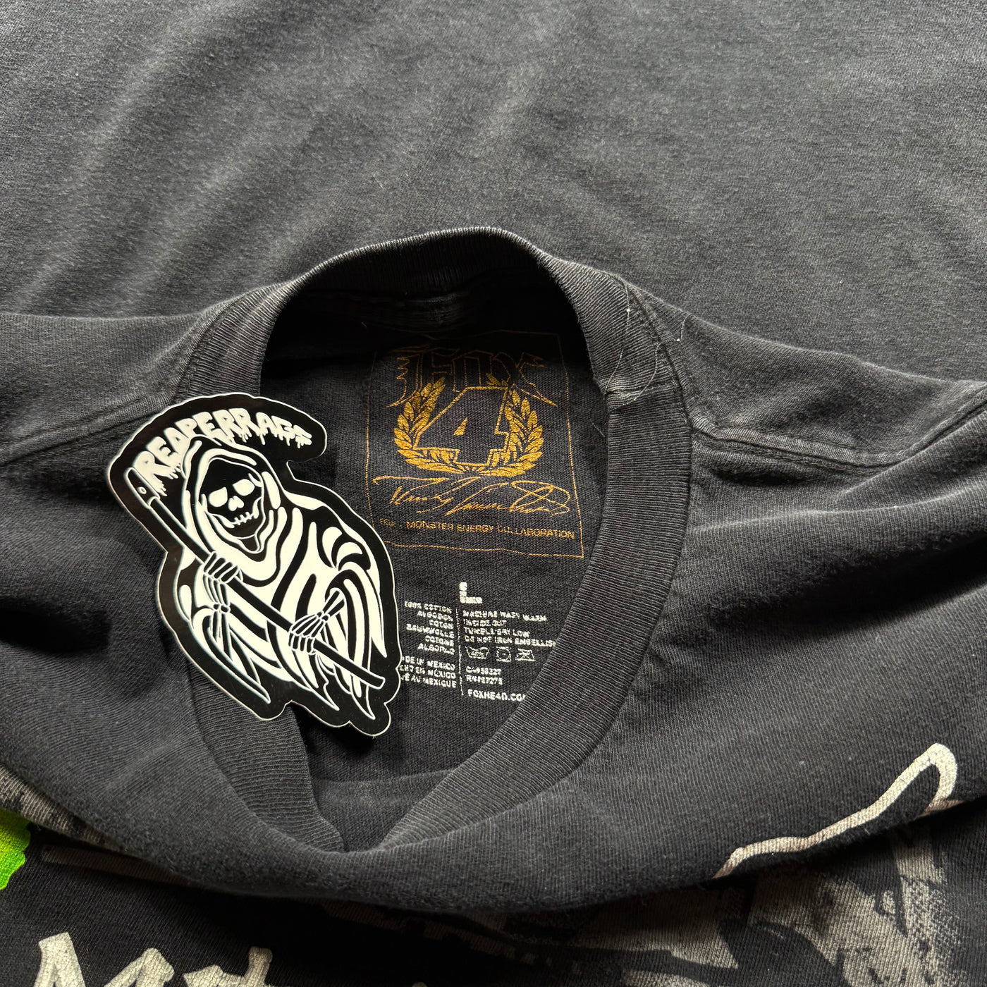 2000s Monster Energy x Fox Racing Shirt (L)