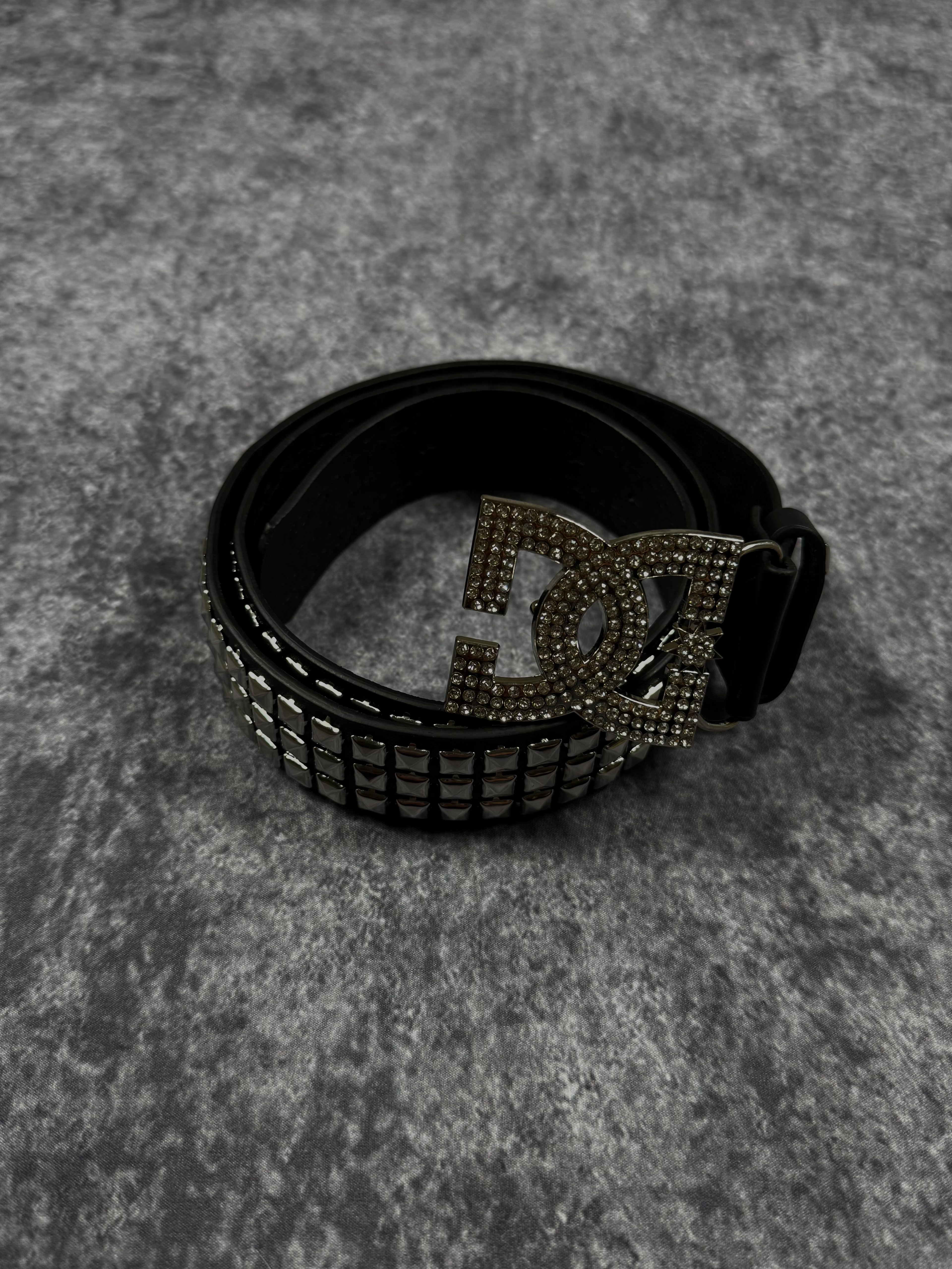 Rhinestone DC Studded Belt (belt included)