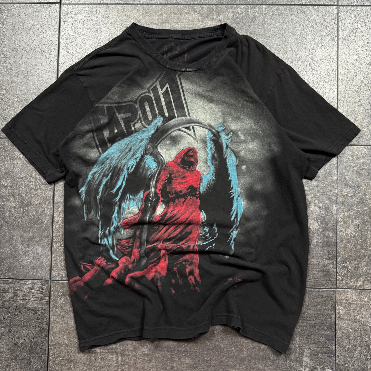 Y2K Tapout Grim Reaper Tshirt (M)