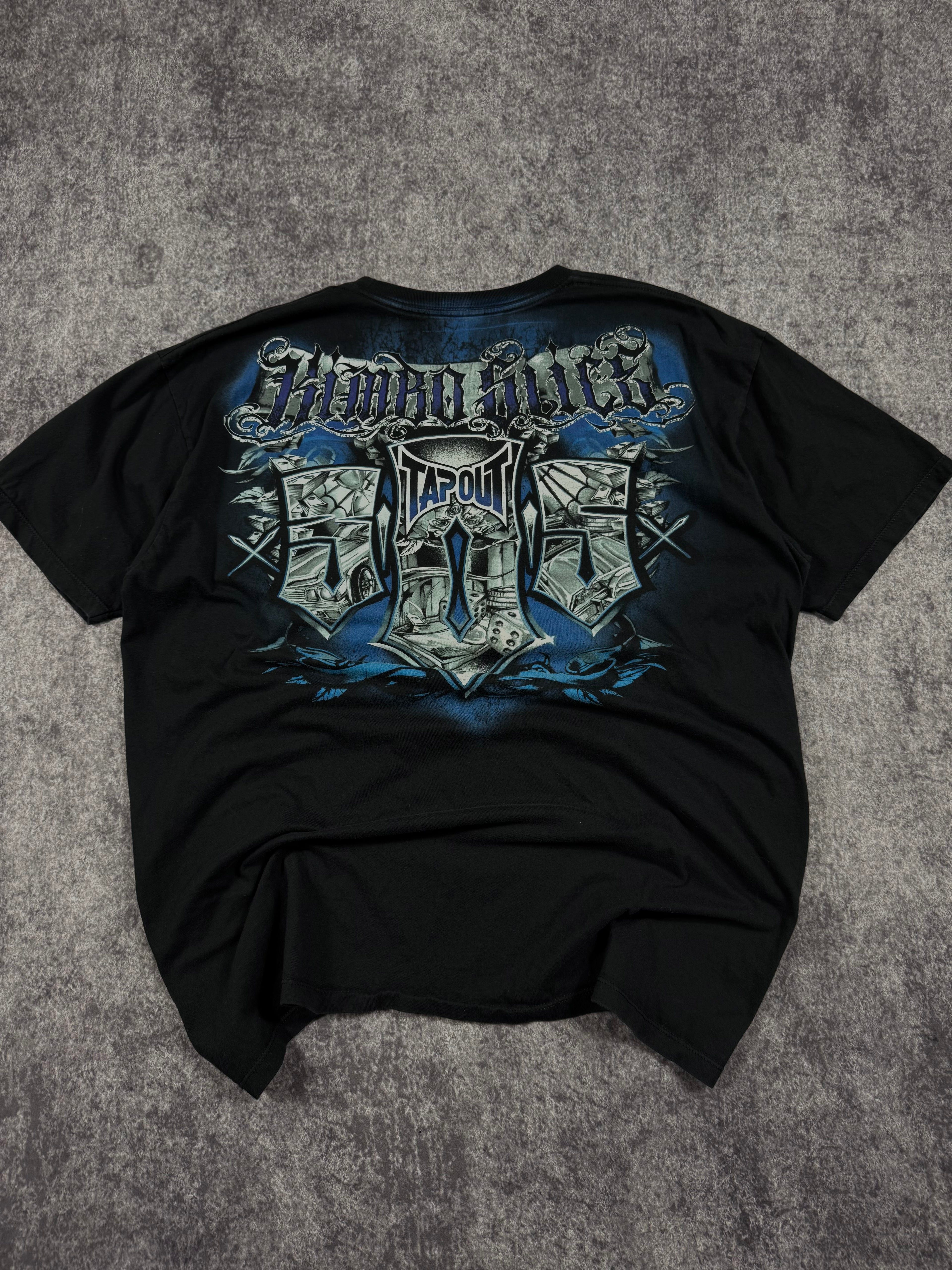 (rare) 2000s tapout x kimbo slice shirt (L)