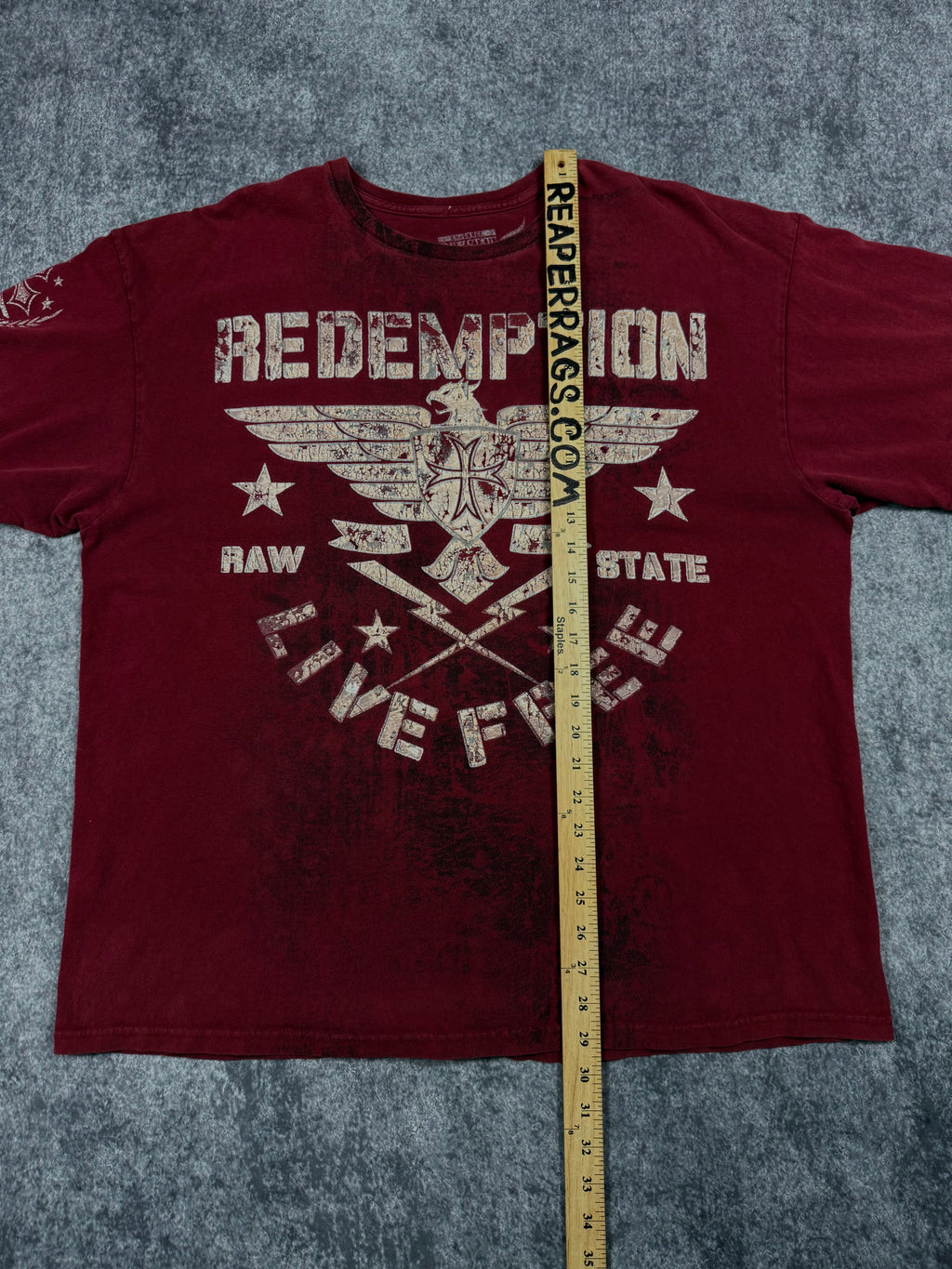 2000s raw state shirt (xxl)