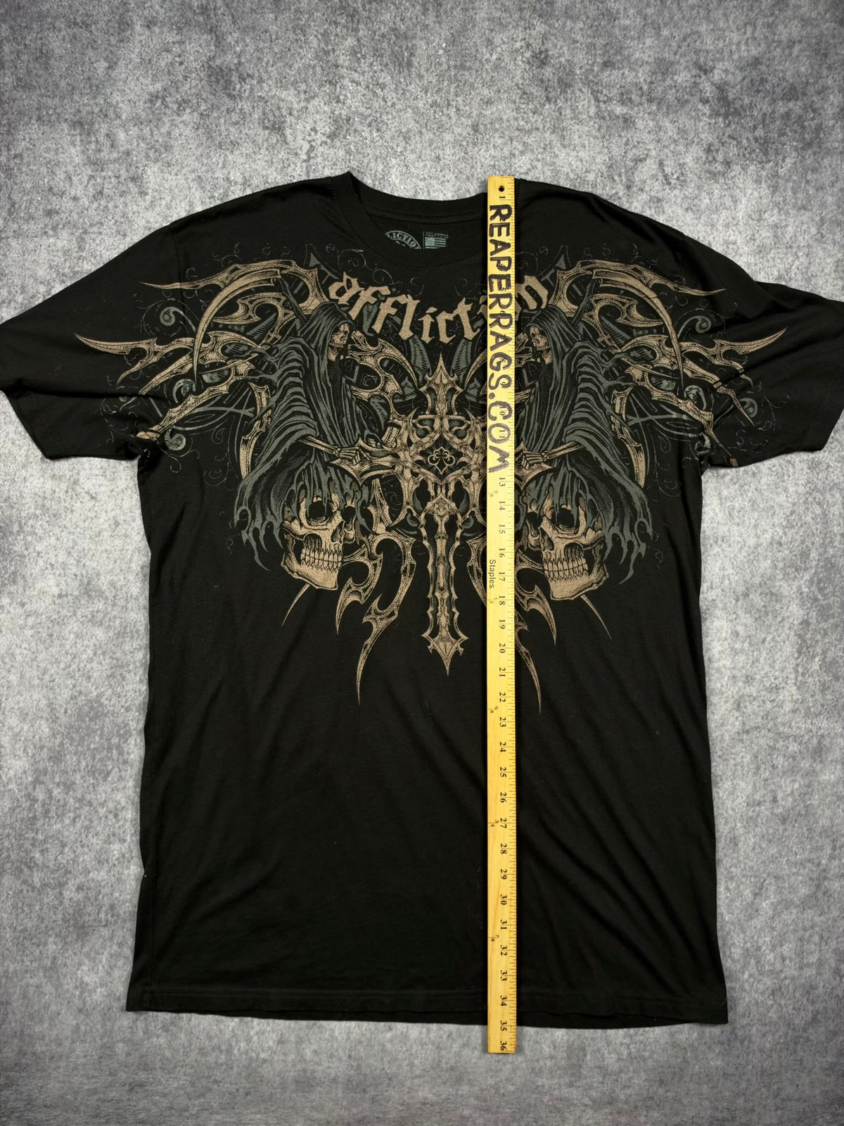 (RARE) 2000S AFFLICTION SHIRT (XL)