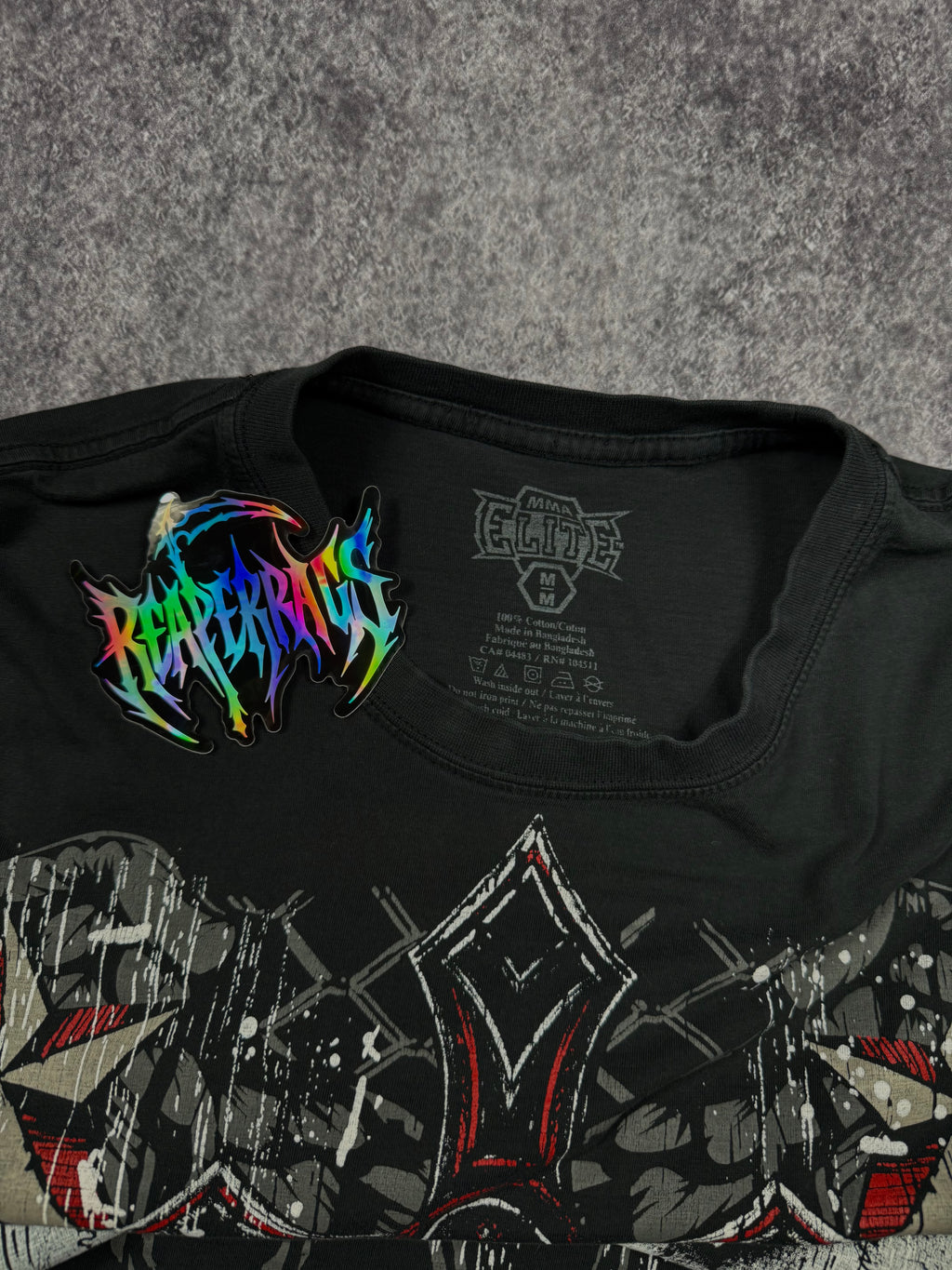 (rare) 2000s mma elite shirt (M)