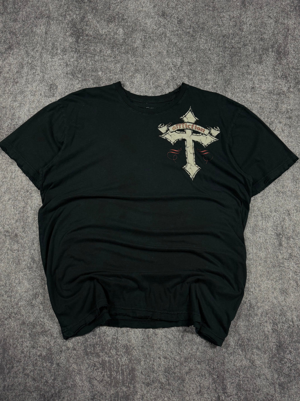(rare) 2000s affliction chrome shirt (XL)