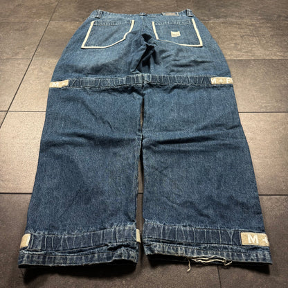 Y2K Marithe Francois Girbaud Baggy Wide Leg Jeans (38x32)