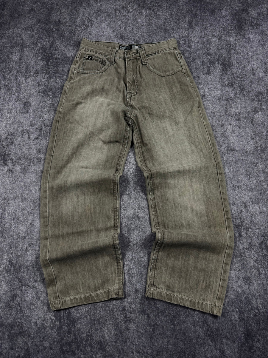 (rare) 2000s southpole black tab jeans (26x26)