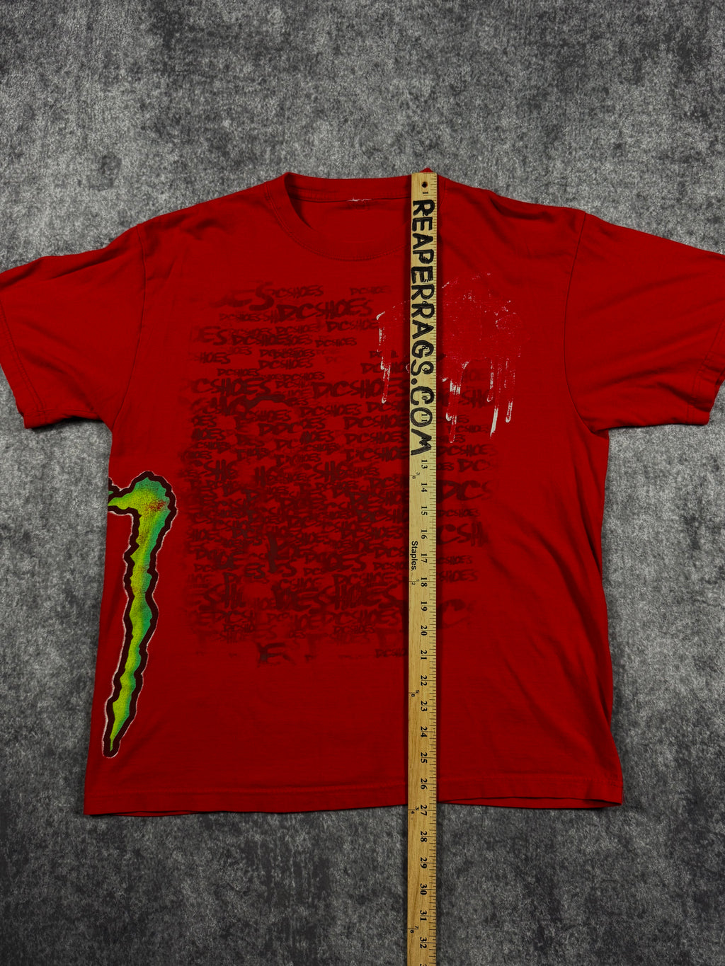 (rare) 2000s monster energy x dc shoes shirt (L)