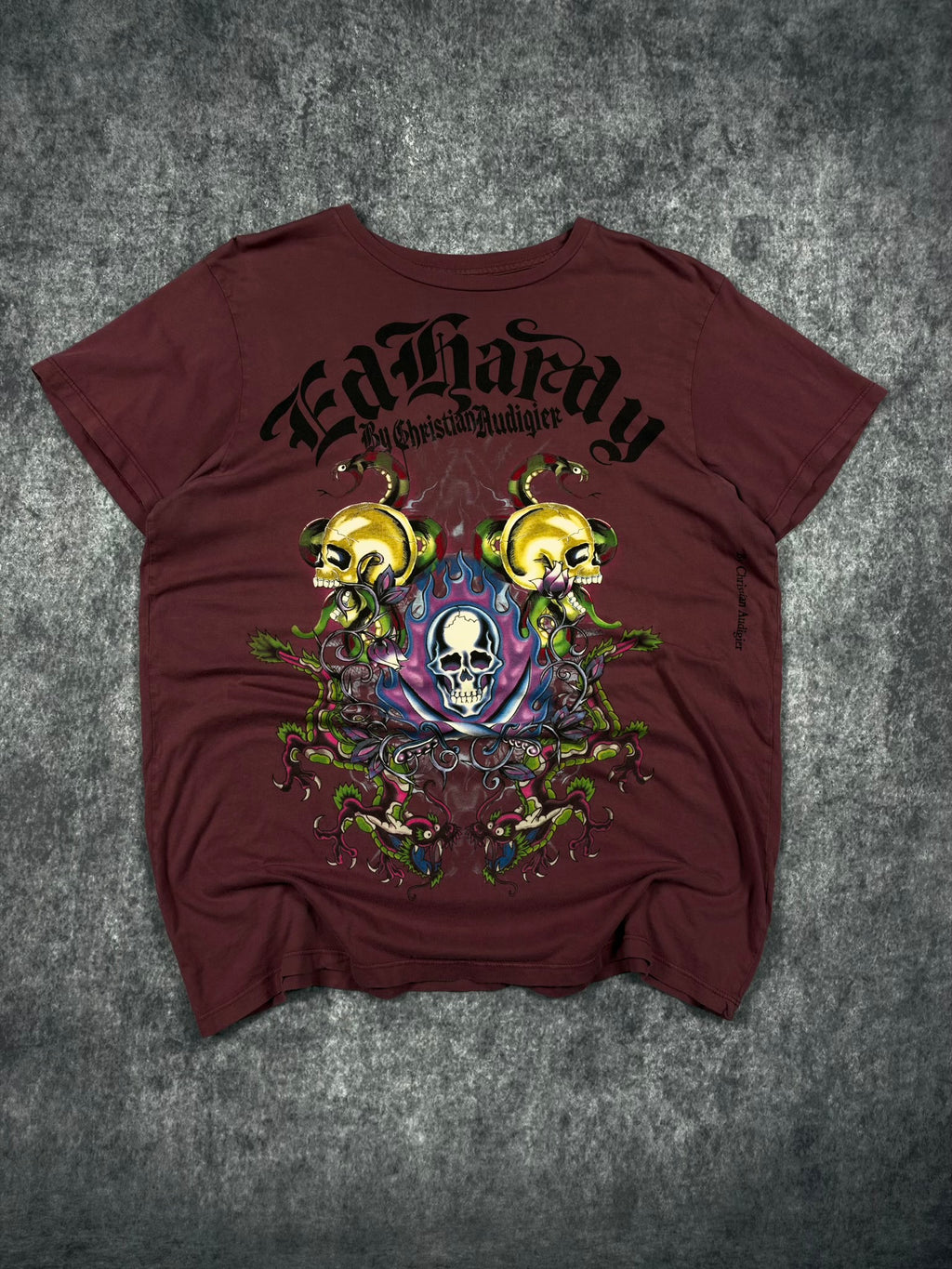 (RARE) 2000s ED HARDY SHIRT (L)