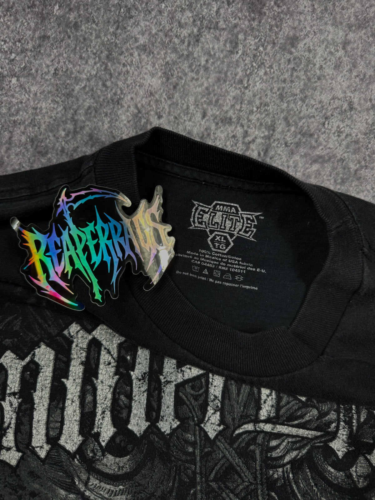 (rare) 2000s mma elite shirt (XL)