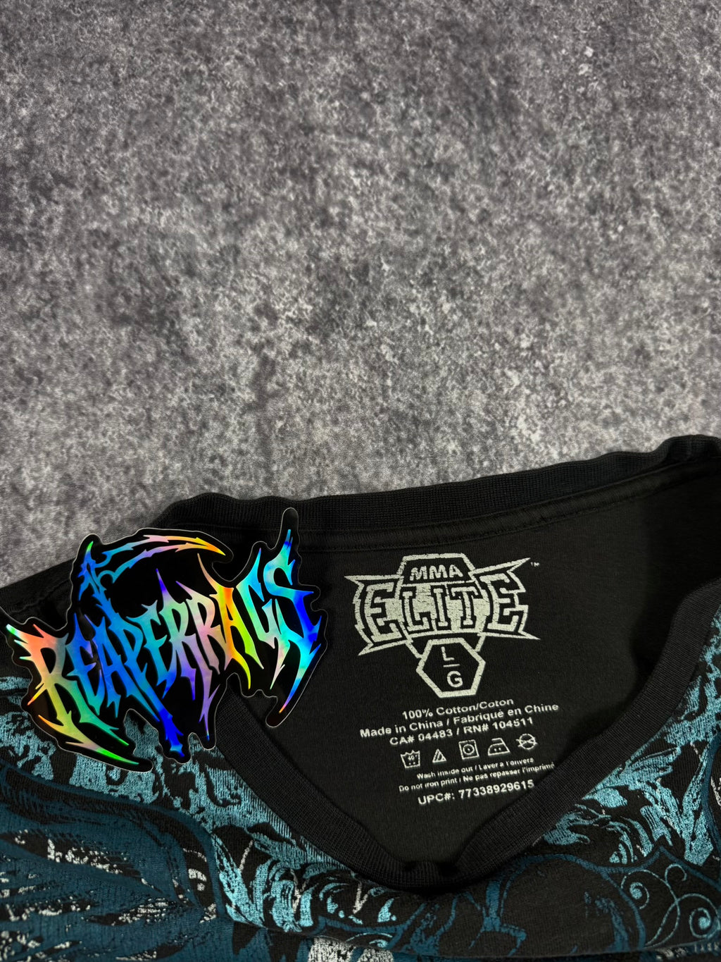 (RARE) 2000S MMA ELITE SHIRT (L)