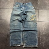 2000s Southpole Embroidered Jeans (30x28)