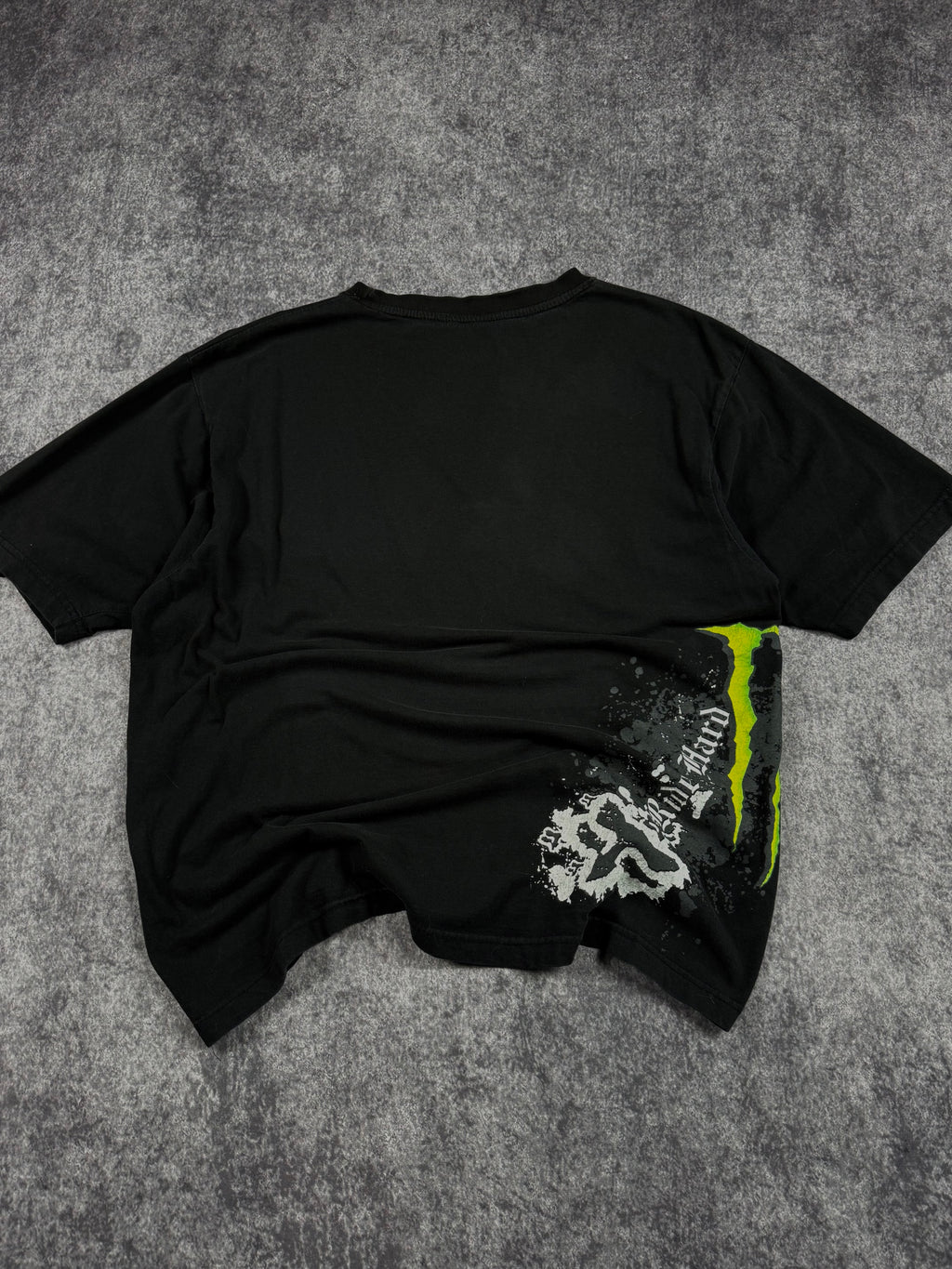 (rare) 2000s monster energy x fox racing shirt (L)