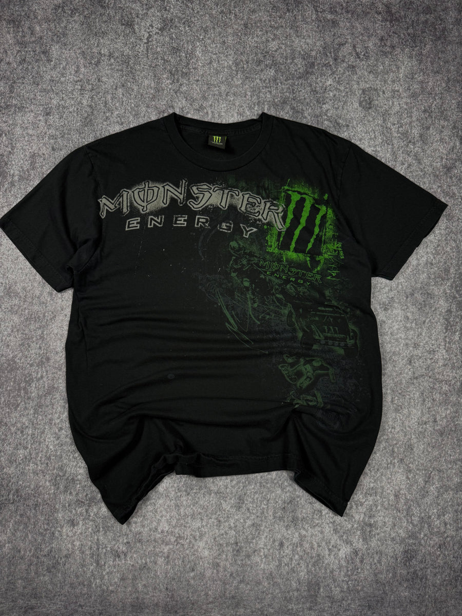 (rare) 2000s monster energy shirt (M)