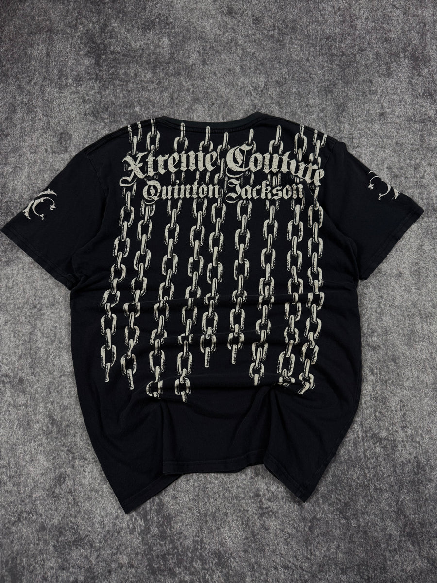 (rare) 2000s xtreme couture x quintin jackson shirt (M)