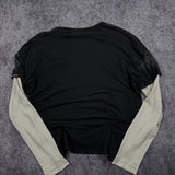 (rare) 2000s mma elite layered shirt (L)