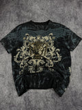 (rare) 2000s konflic chrome shirt (L)