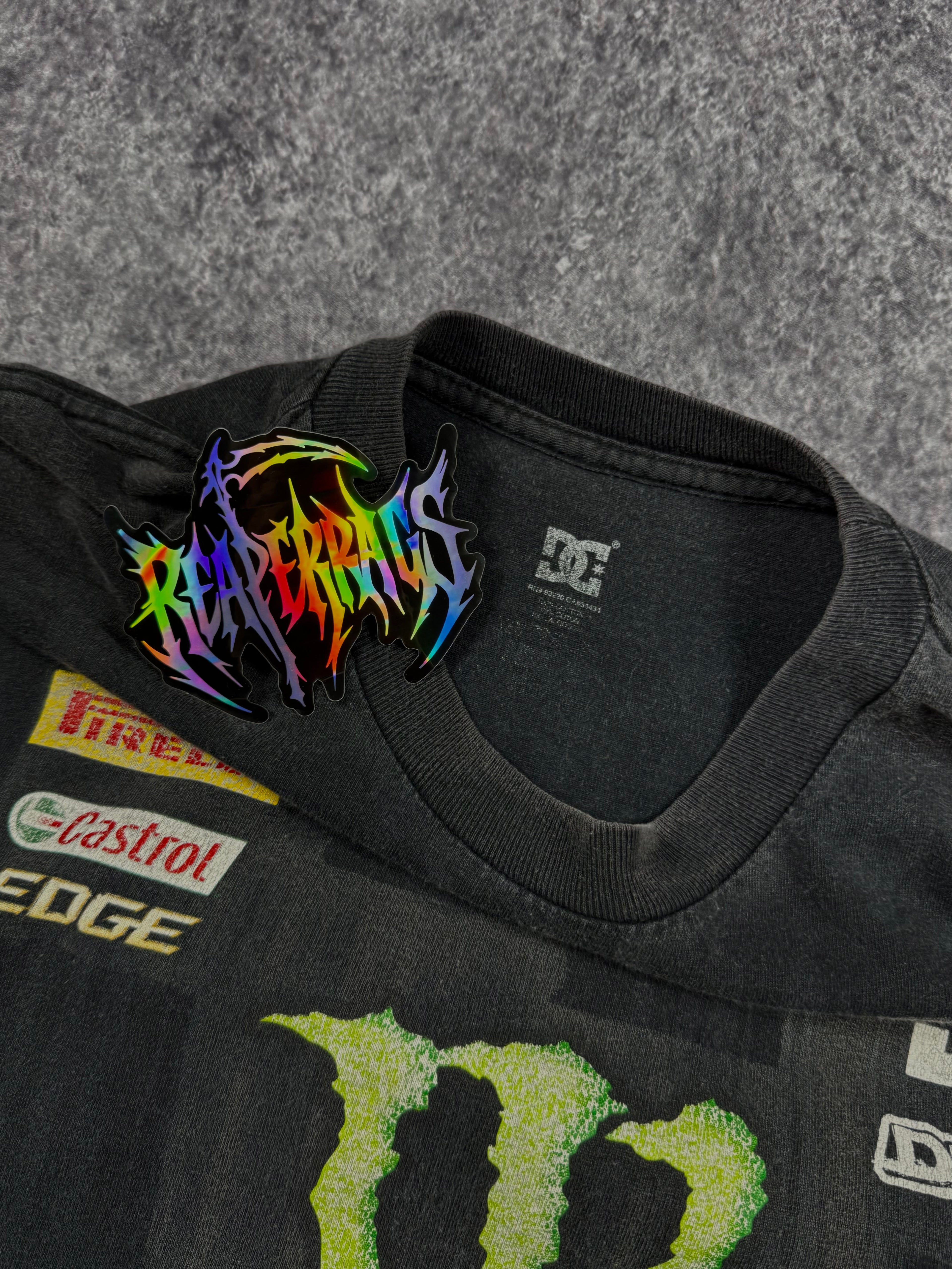 (rare) 2000s monster energy x dc shoes x ken block shirt (M)