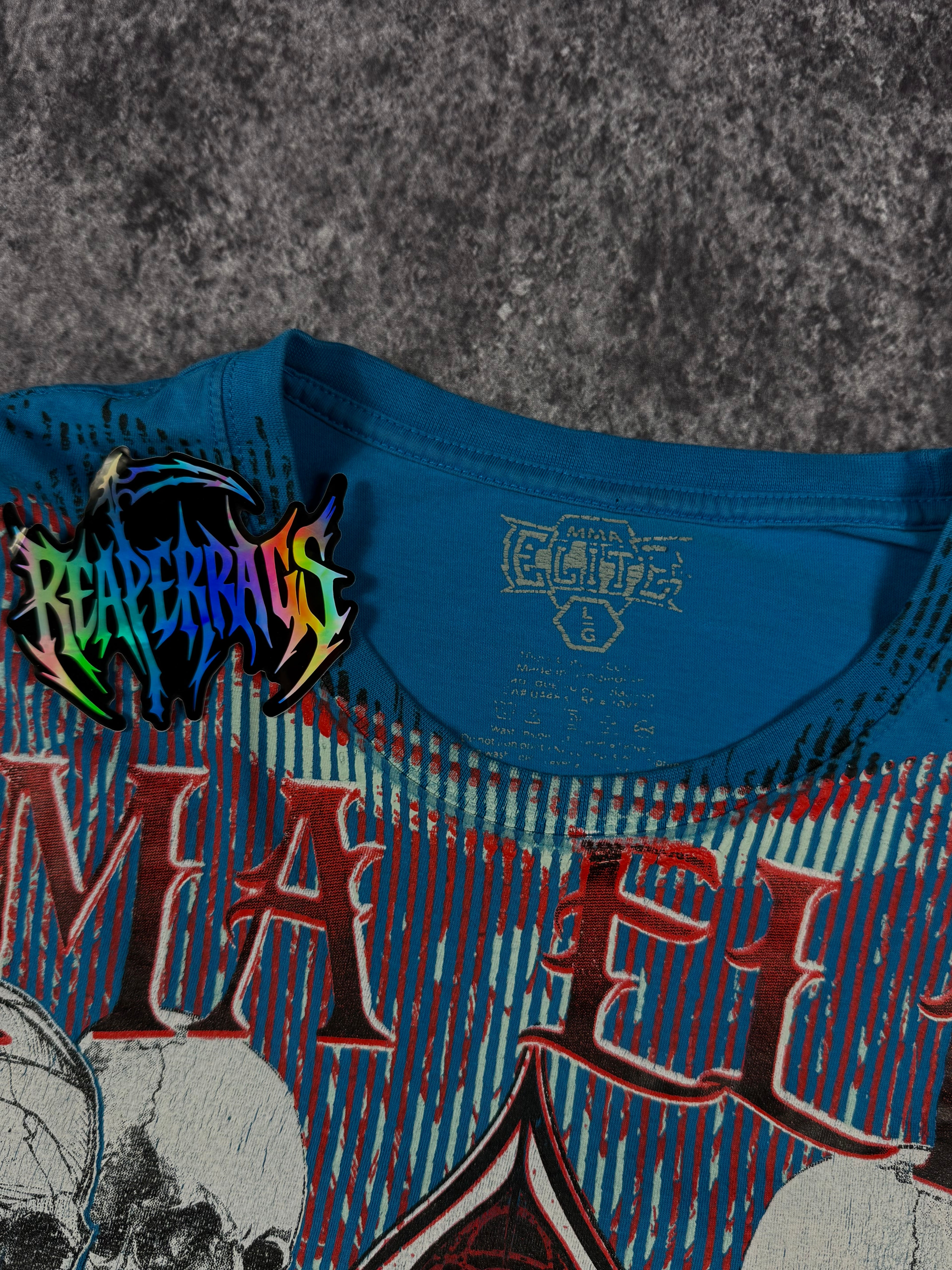 (rare) 2000s mma elite shirt (L)