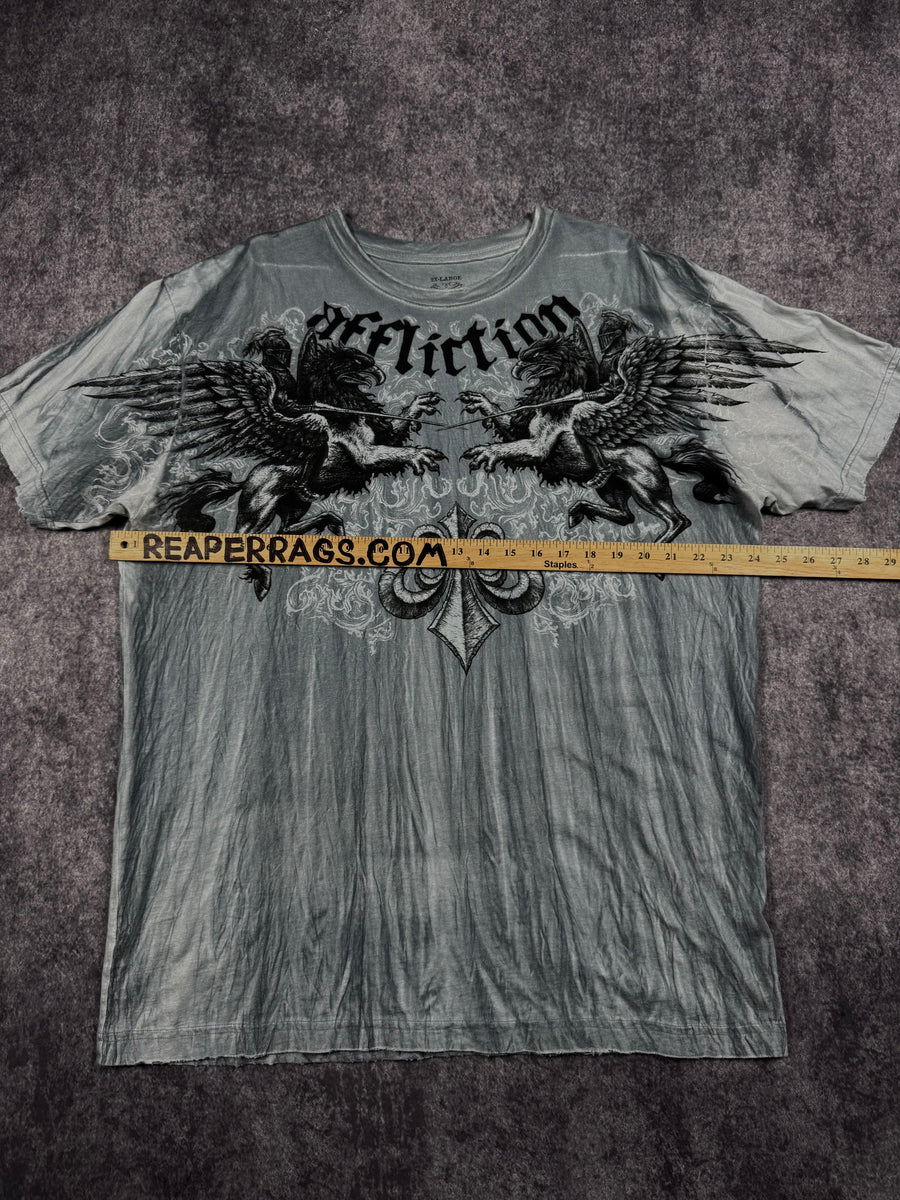 (rare) 2000s affliction x andrei arlouski shirt (XL)