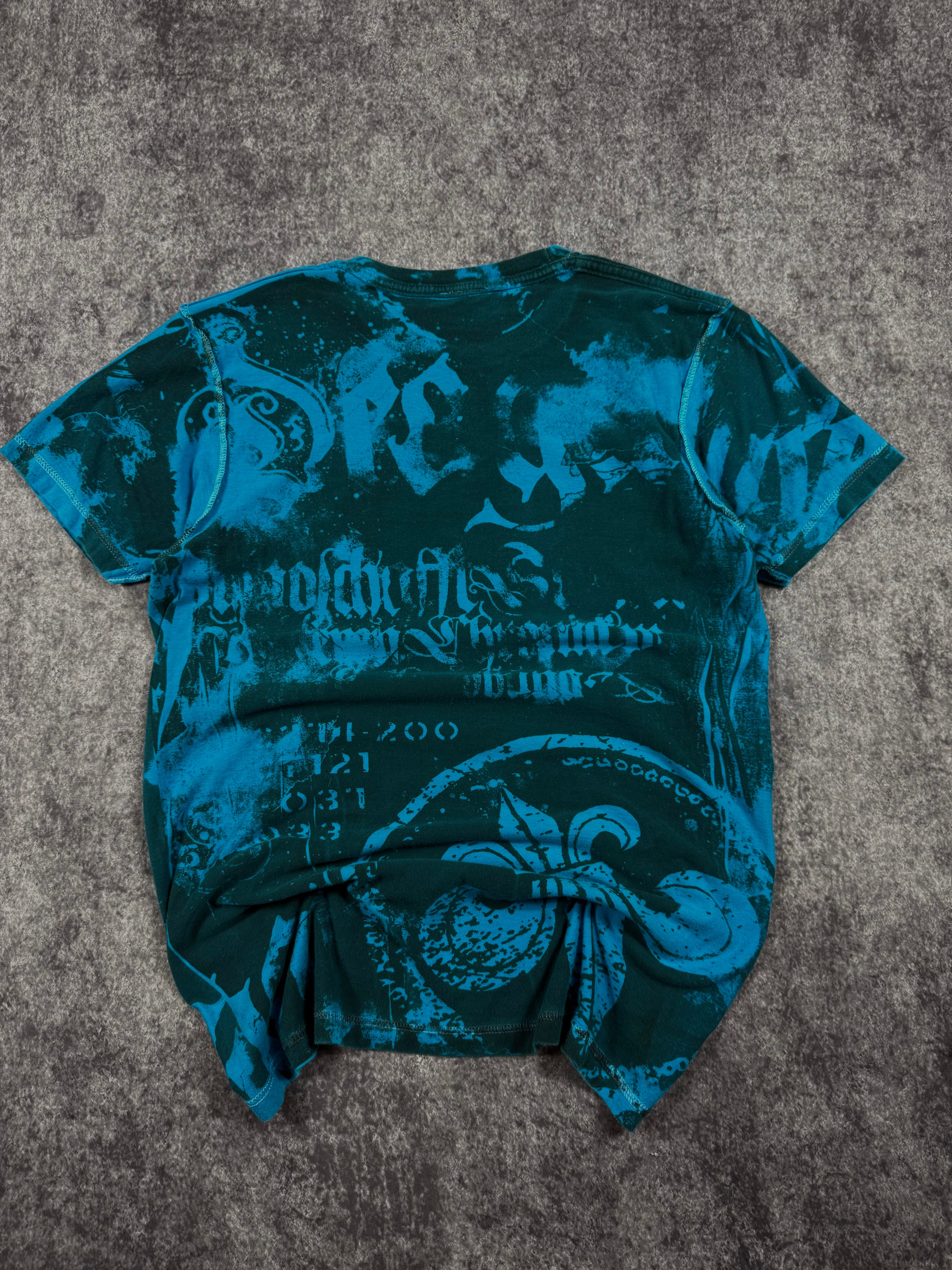 (rare) 2000s reversible helix shirt (S)
