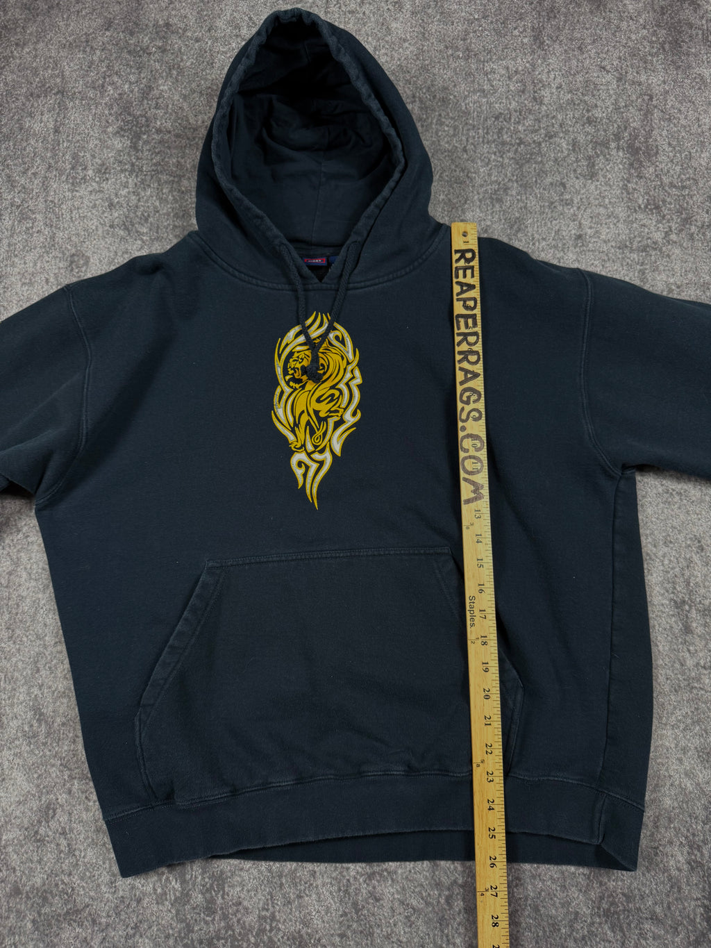 (rare) 2000s tribal hoodie (xxl)
