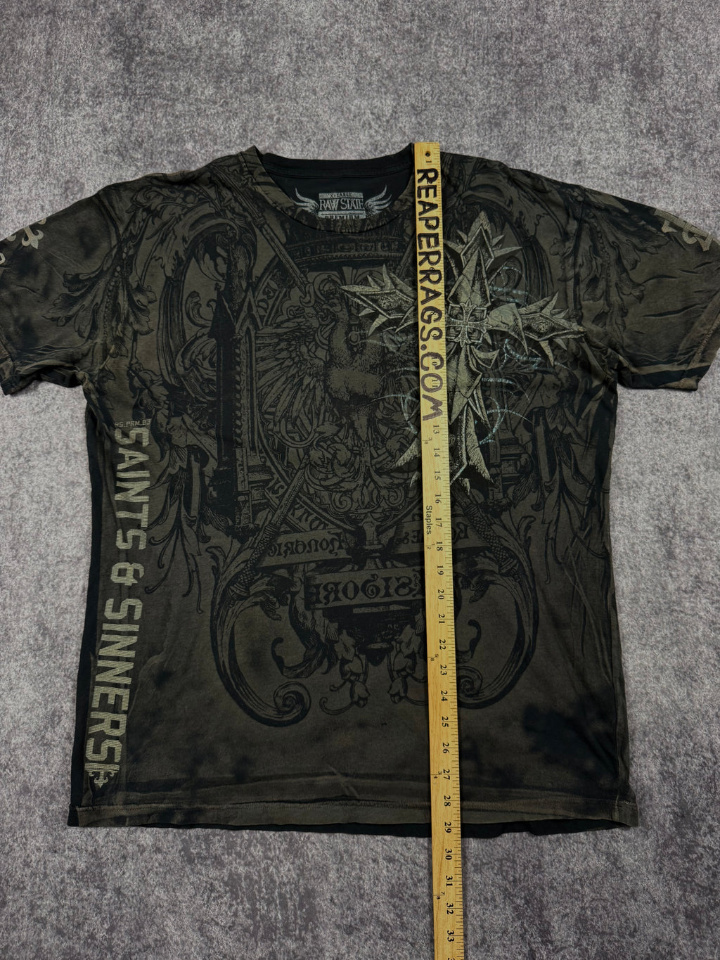 (rare) 2000s raw state shirt (XL)