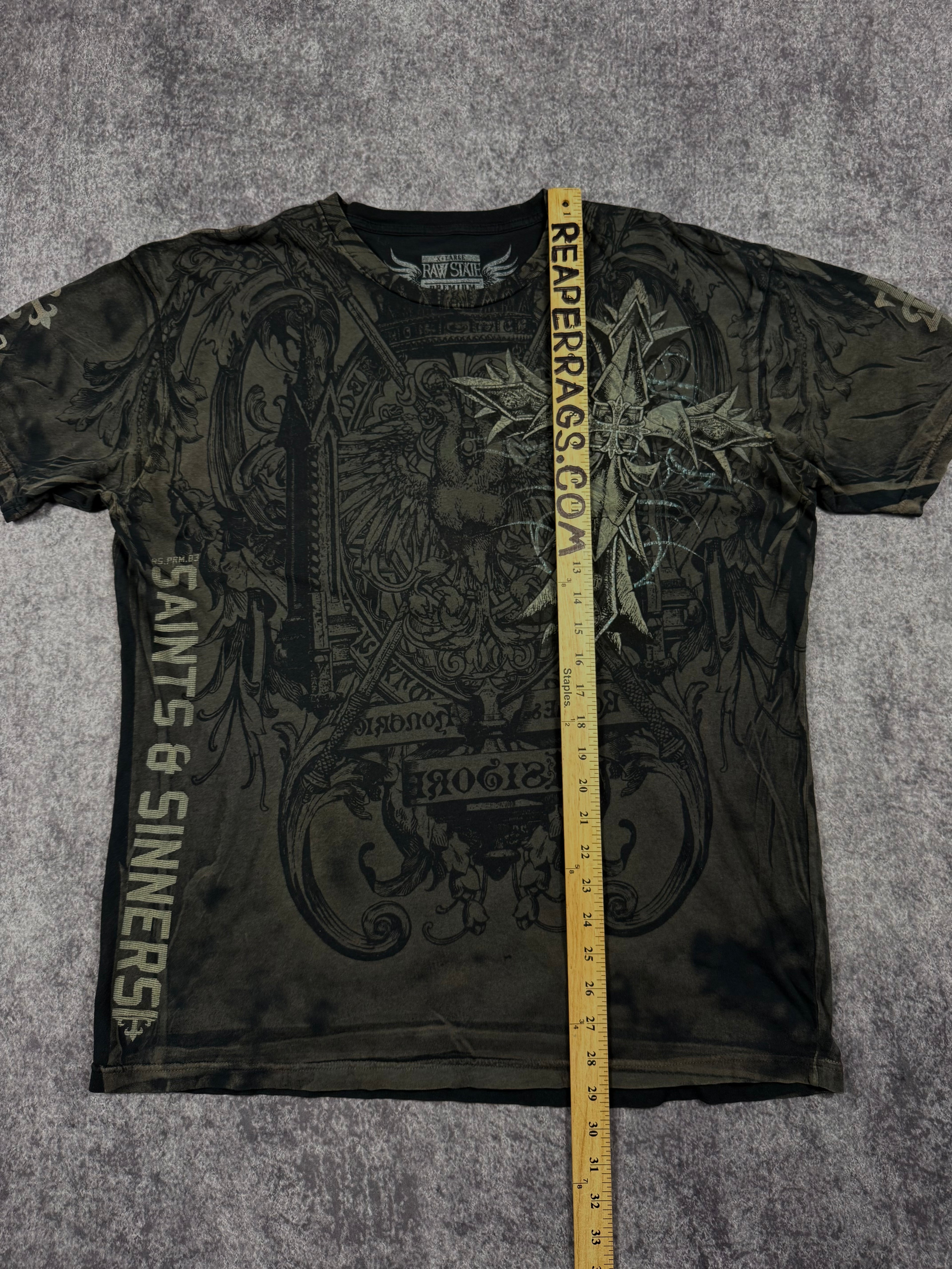 (rare) 2000s raw state shirt (XL)