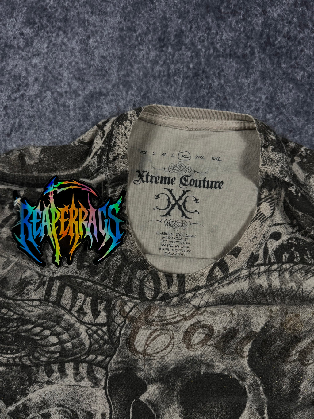 (rare) 2000s xtreme couture shirt (XL)