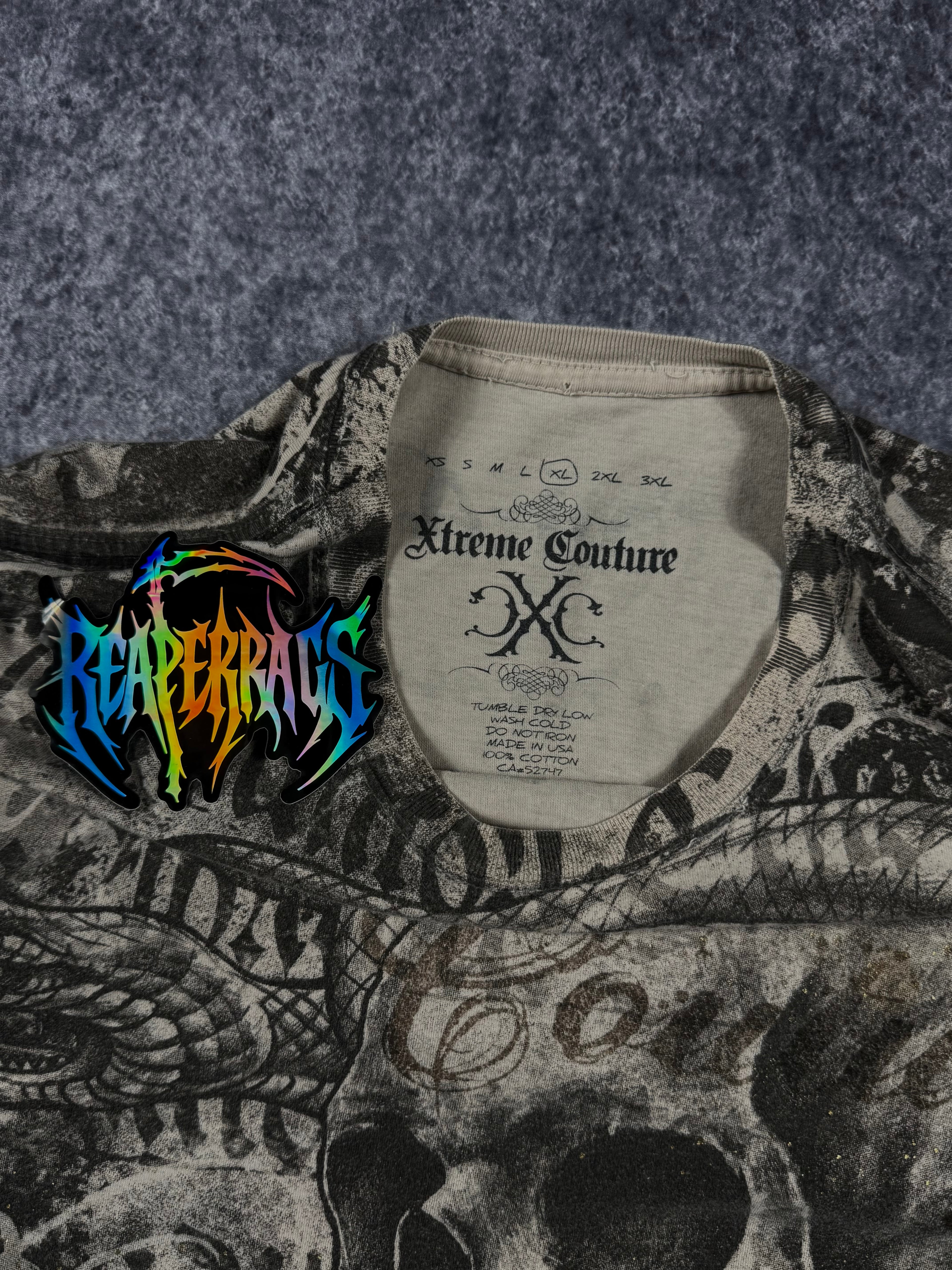 (rare) 2000s xtreme couture shirt (XL)
