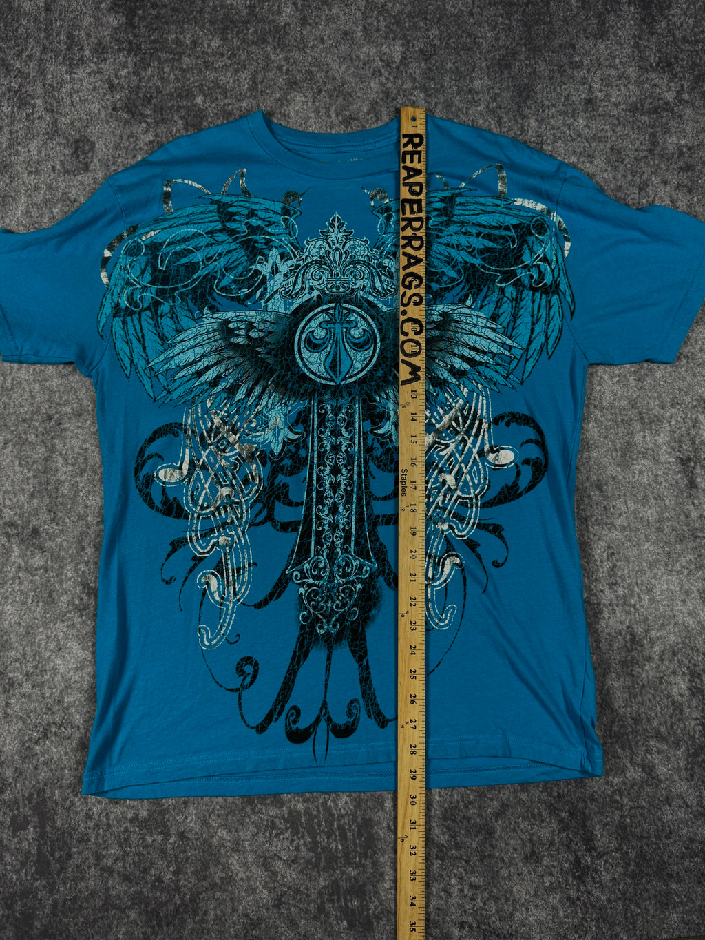 (rare) 2000s apotasy chrome shirt (L)
