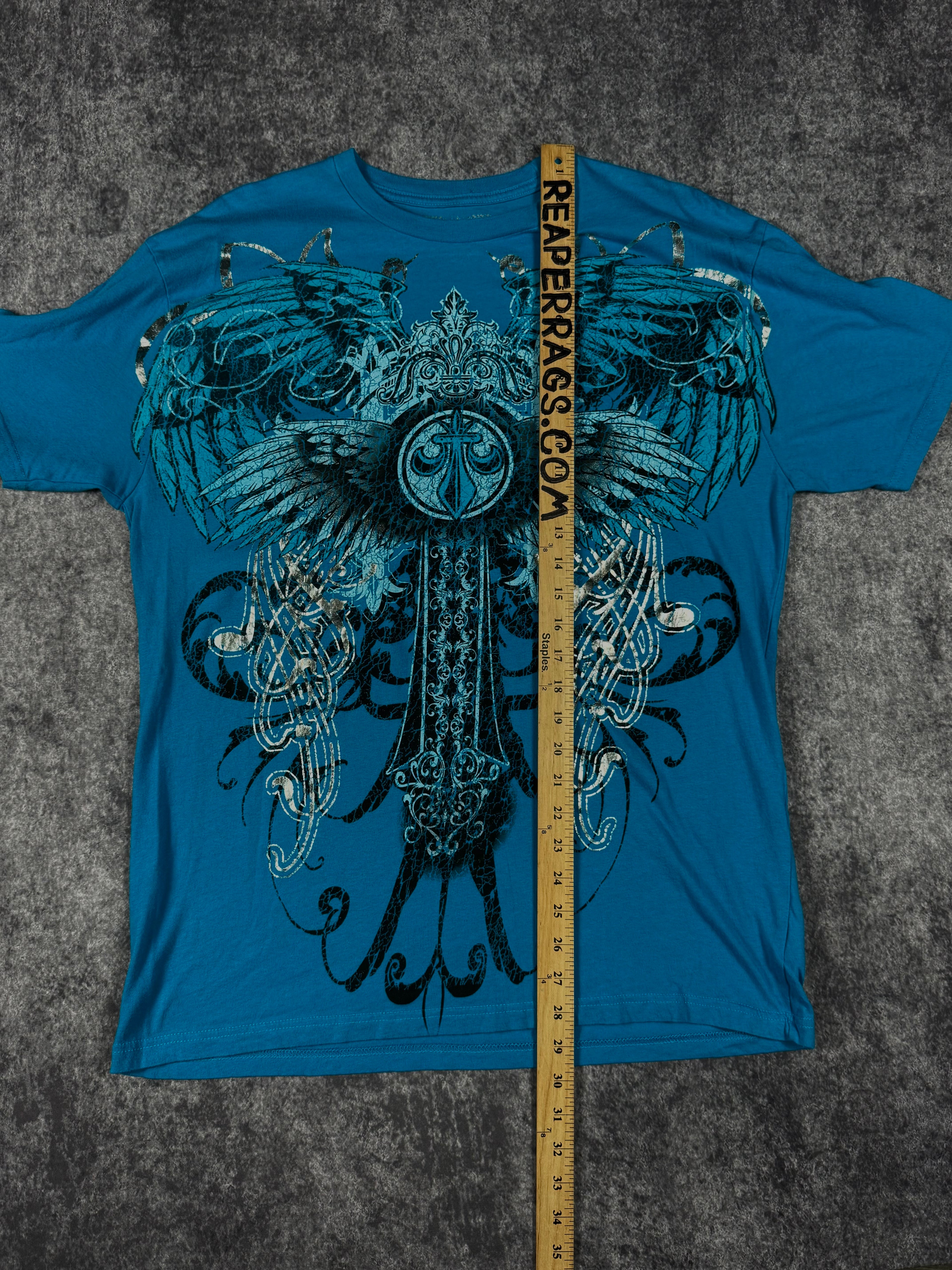 (rare) 2000s apotasy chrome shirt (L)