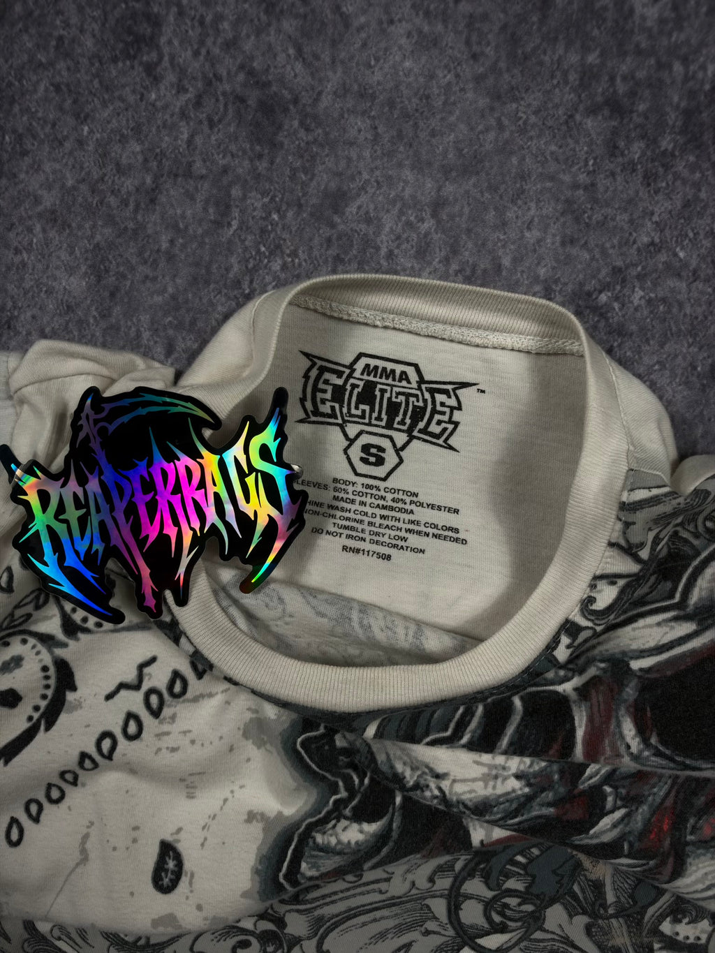 (GRAIL) 2000s MMA ELITE LAYERED SHIRT (S)