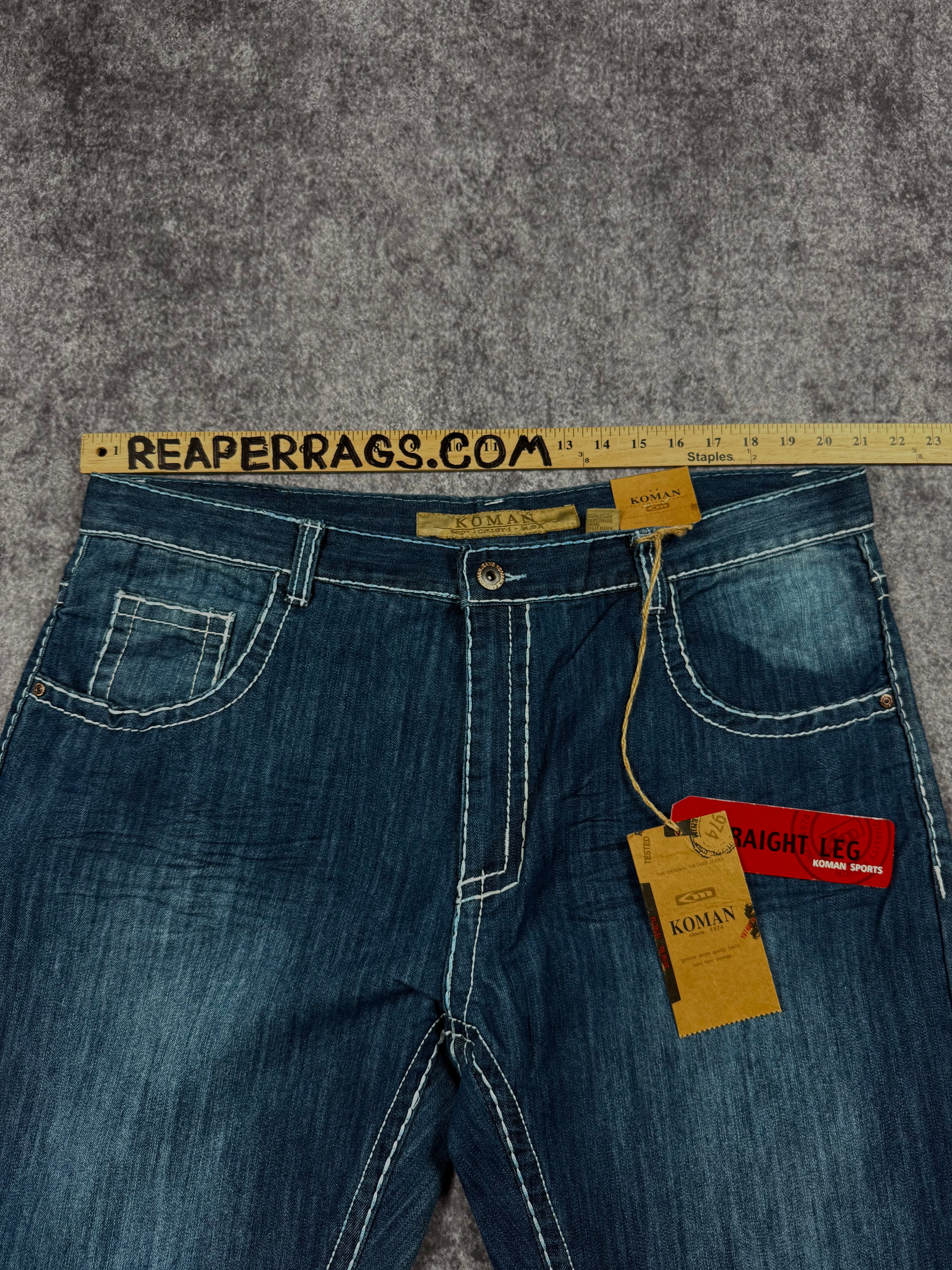 (rare) deadstock 2000s koman jeans (42x30)