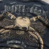 (rare) 2000s Affliction Rhinestone Shirt (M)