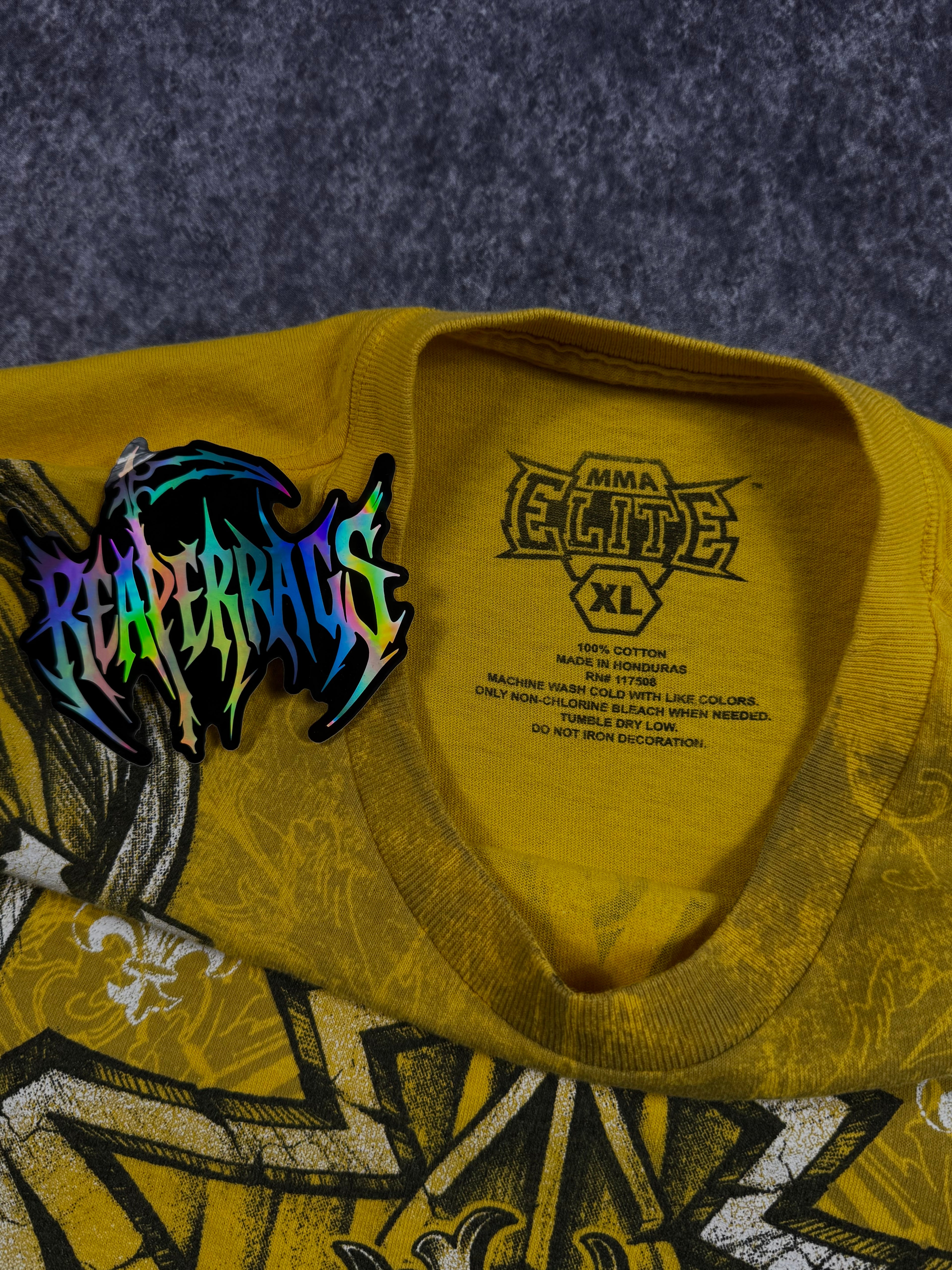 (rare) 2000s mma elite shirt (XL)