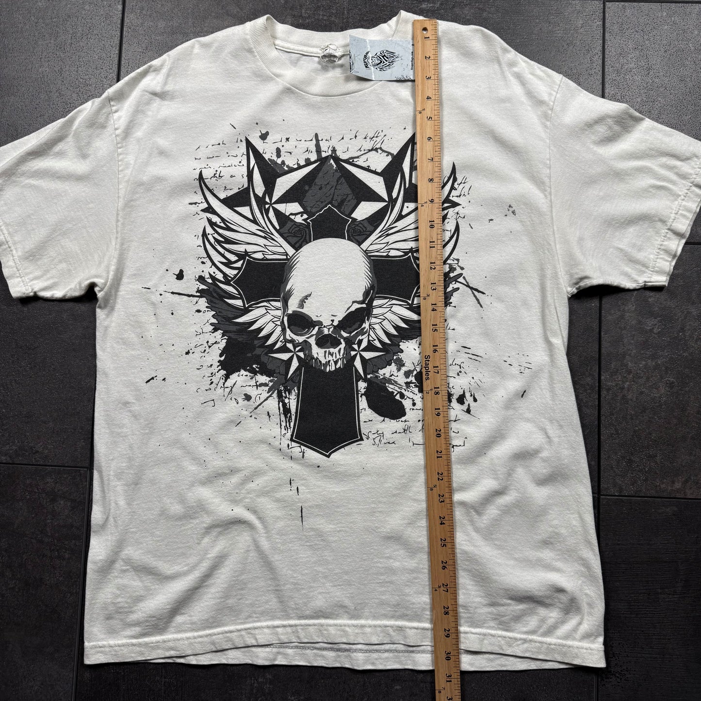 Y2K Jesse Pinkman Style Skull Tshirt (L)