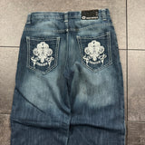 2000s Southpole Embroidered Jeans (30x28)