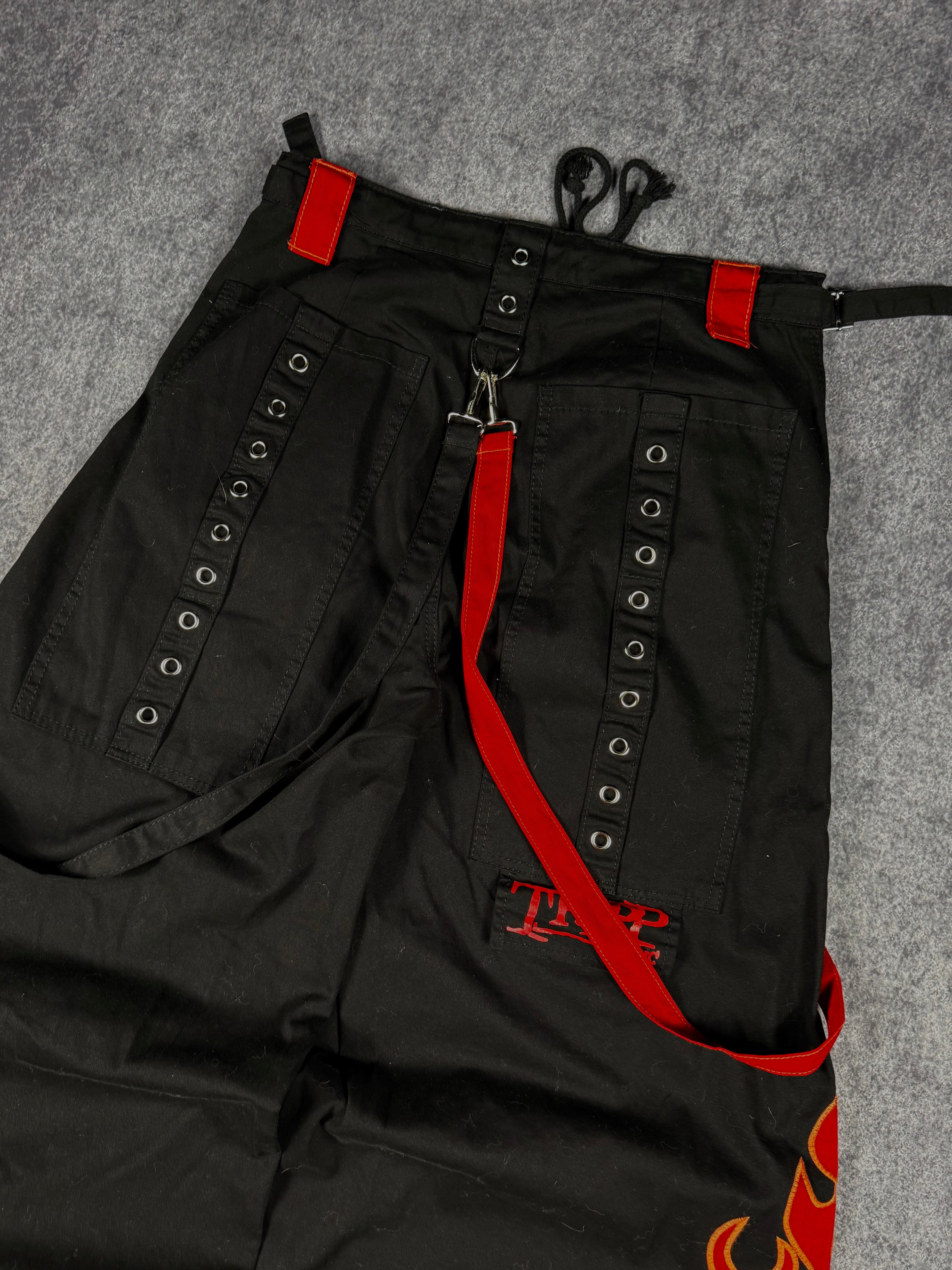 (rare) tripp nyc x dark street flame pant (32x32)