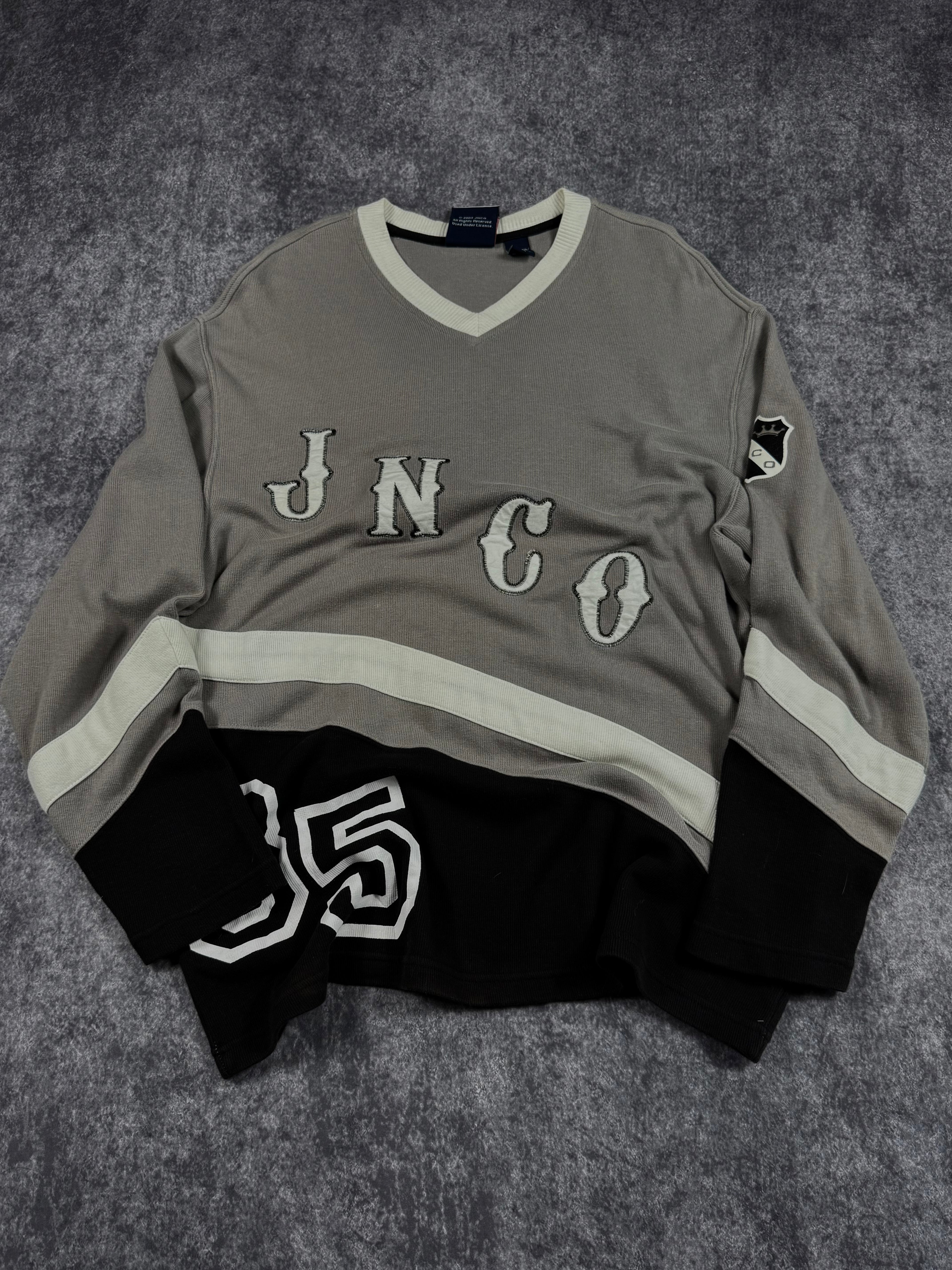 (rare) 2000s jnco jeans hockey jersey (XL)